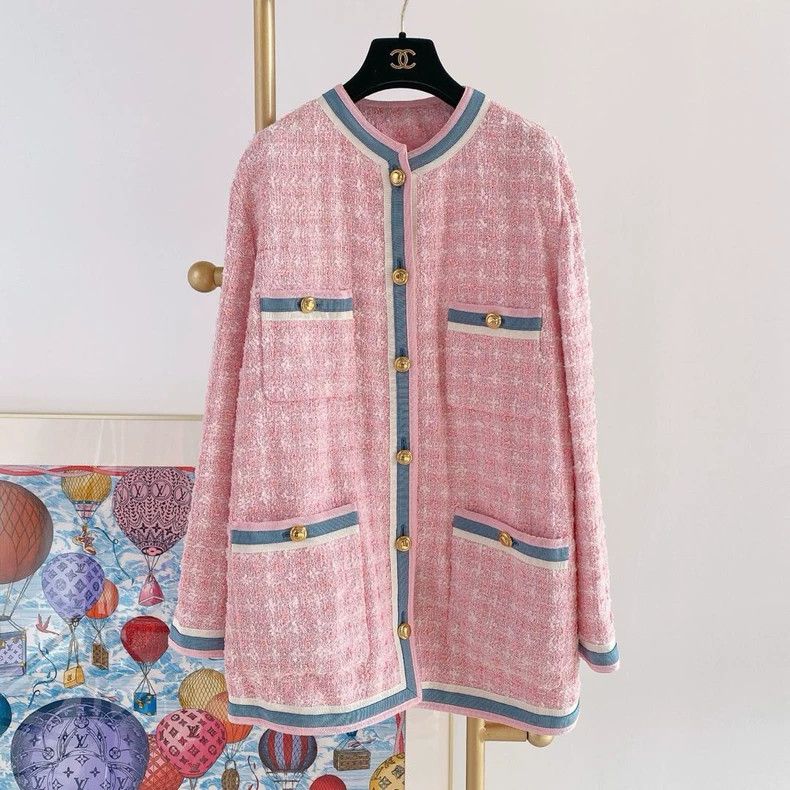 Gucci Pink Woven Jacket Size 40- DMC Size US M / EU 48-50 / 2 - 1 Thumbnail