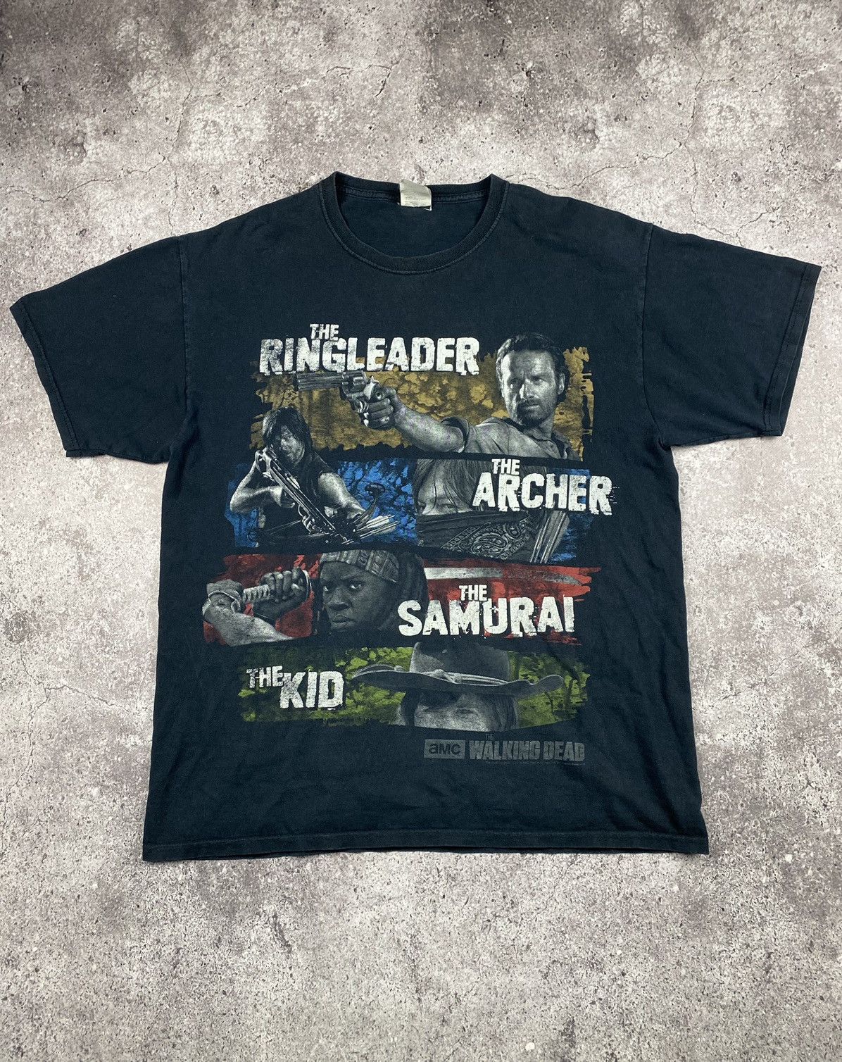 Vintage Vintage Y2K The Walking Dead All face Zombie Moon T-shirt Size US L / EU 52-54 / 3 - 1 Thumbnail