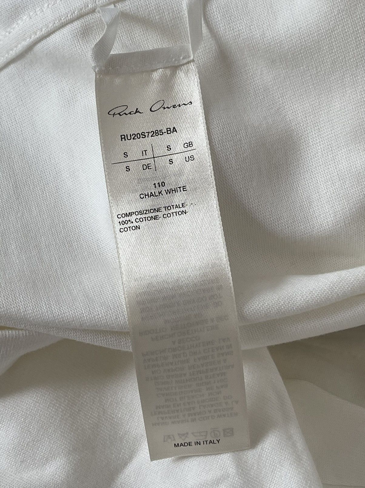Rick Owens SS20 Tecuatl Chalk White Long Hoodie Size US M / EU 48-50 / 2 - 9 Thumbnail