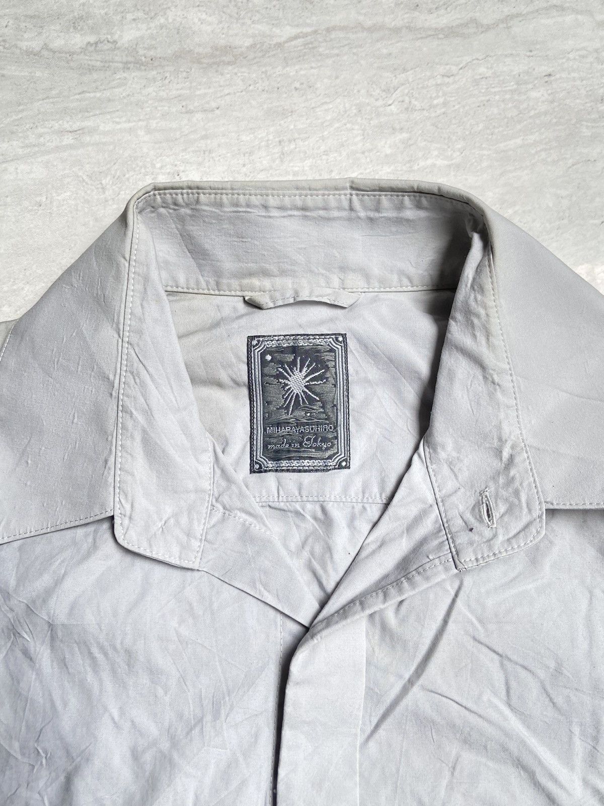 Maison MIHARA YASUHIRO MIHARAYA SUHIRO Grey Shirt Size US S / EU 44-46 / 1 - 5 Thumbnail