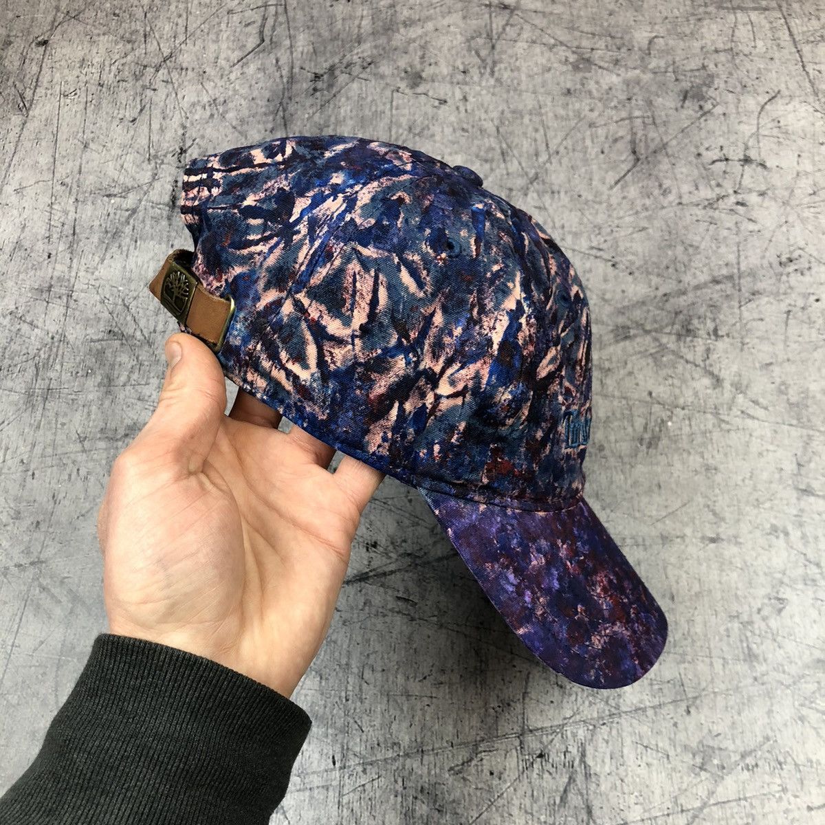 Timberland Timberland 1OF1 Custom made Hand Painting Multicolour Cap Size ONE SIZE - 5 Thumbnail