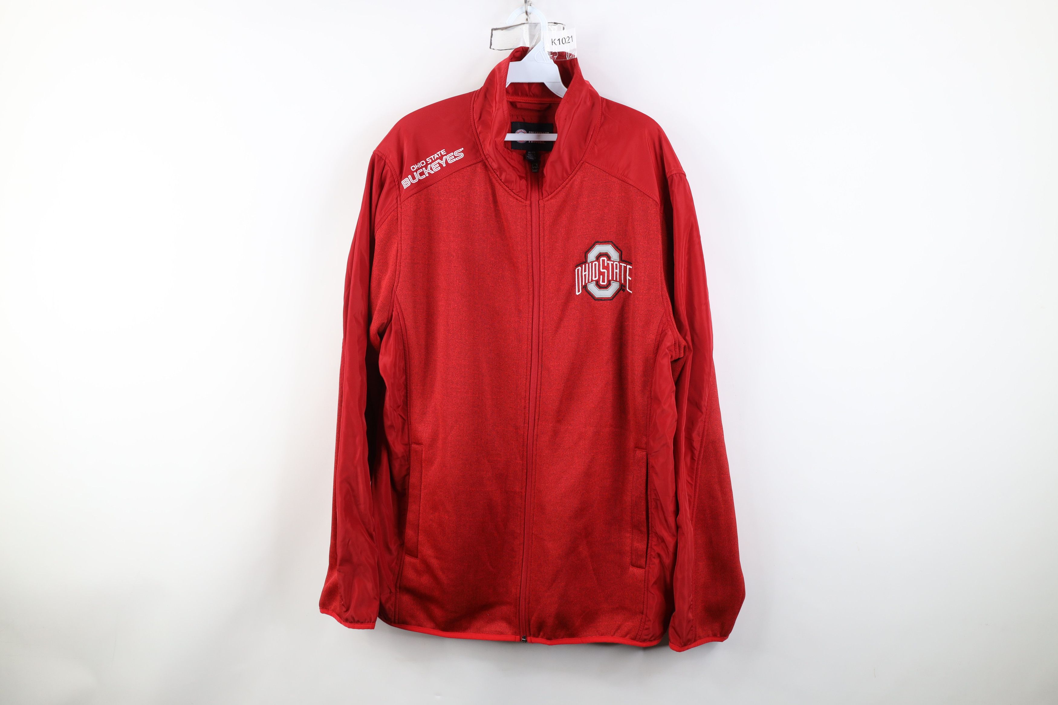 Vintage Vintage Y2K Ohio State University Fleece Windbreaker Jacket Size US XL / EU 56 / 4 - 1 Thumbnail