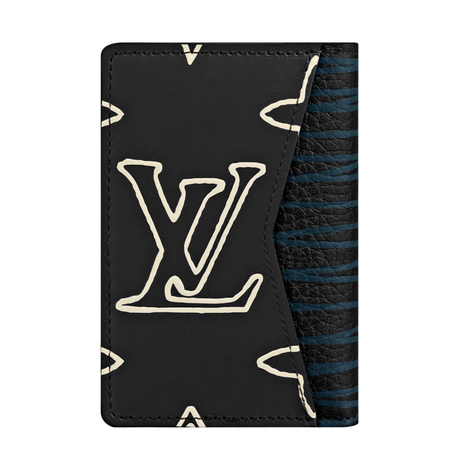 Louis Vuitton Louis Vuitton Patchwork Virgil Monogram Logo Pochette Wallet Size ONE SIZE - 1 Thumbnail