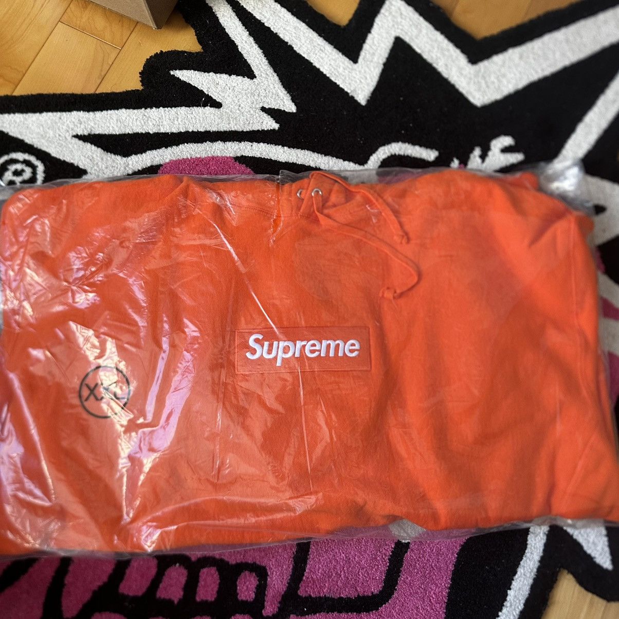 トップス Supreme Box LogoHooded Sweatshirt Orange Supreme The Most Hooded Sweatshirt FW19 (FW19SW21) Size M-XL