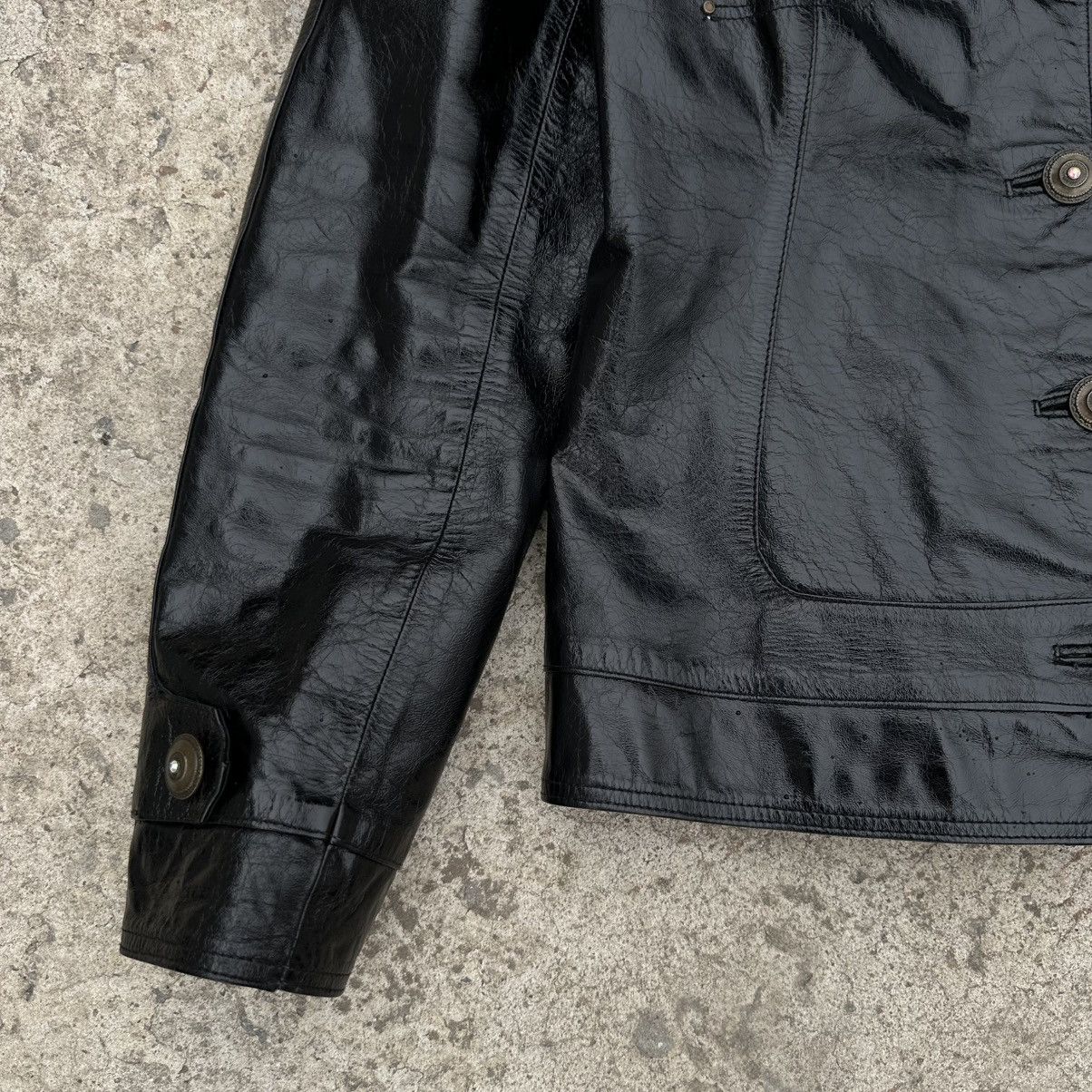 Japanese Brand Vintage Japanese Style Macrevis Leather Jacket Y2K 00s USA Size L / US 10 / IT 46 - 9 Thumbnail