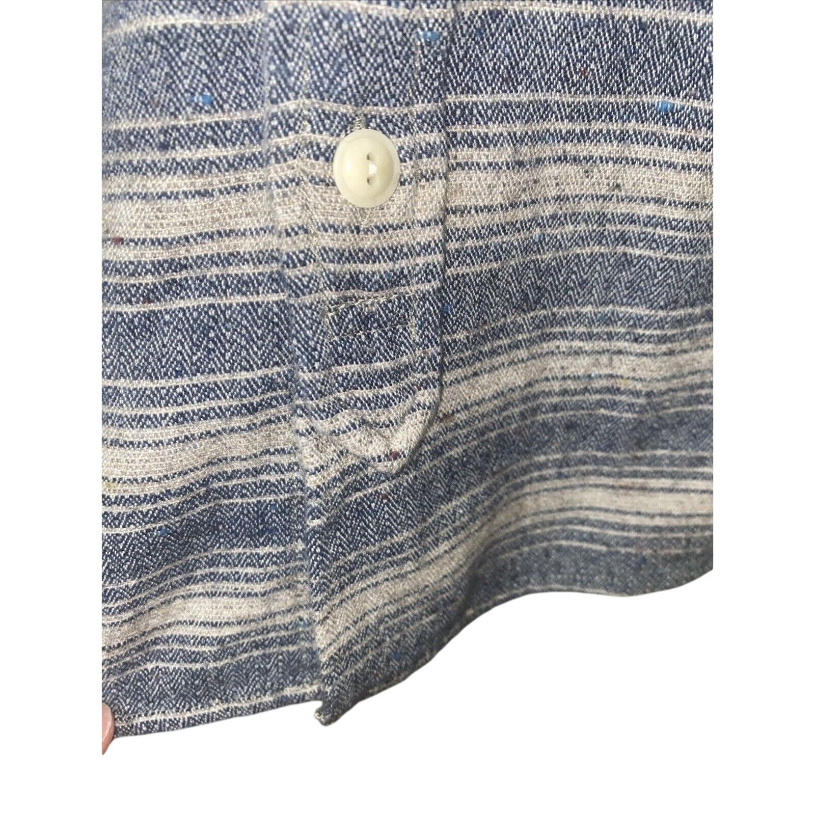J.Crew J.Crew Jeans Oversized Button Down Shirt Small Wool Blend Size S / US 4 / IT 40 - 3 Thumbnail