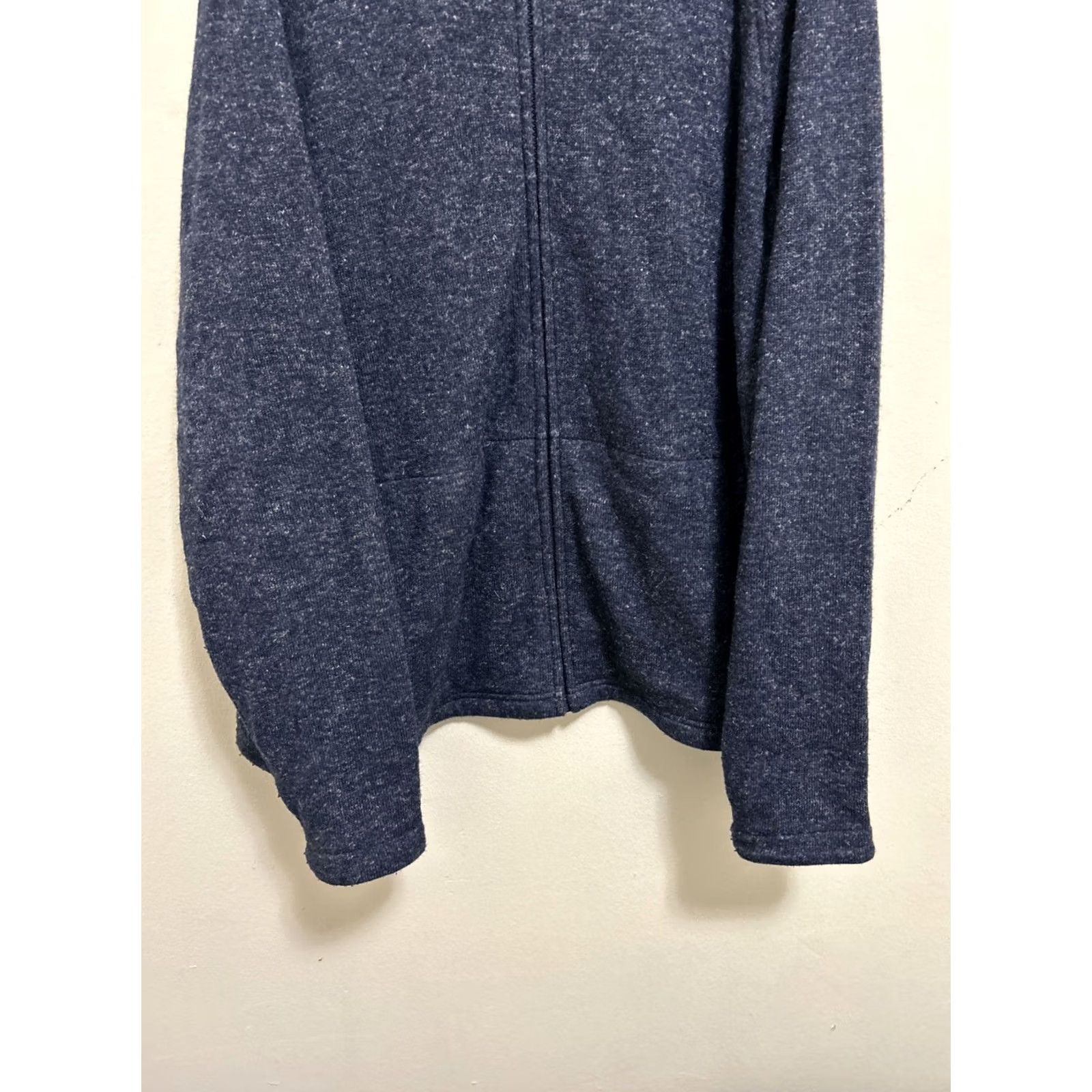 Orvis Orvis Sweater Mens XL Blue Full Zip Pockets Collared Knit Wool Linen Outerwear Walking Outdoor Bag Pockets YKK Regular Modern 100% Polyester Size US XL / EU 56 / 4 - 3 Thumbnail