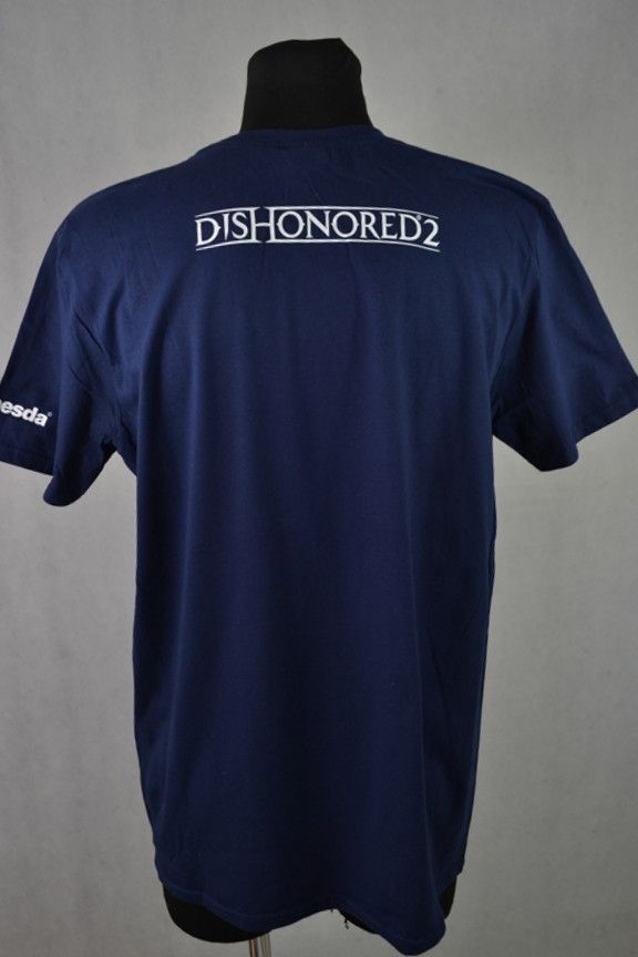 Playstation 2016 Dishonored 2 Bethesda Video Game Promo NEW Tee y2k L Size US L / EU 52-54 / 3 - 2 Thumbnail