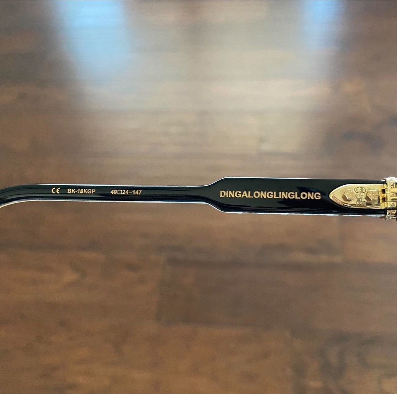 Chrome Hearts CHROME HEARTS DINGALONGLINGLONG 18k Gold eyeglasses Size ONE SIZE - 8 Thumbnail