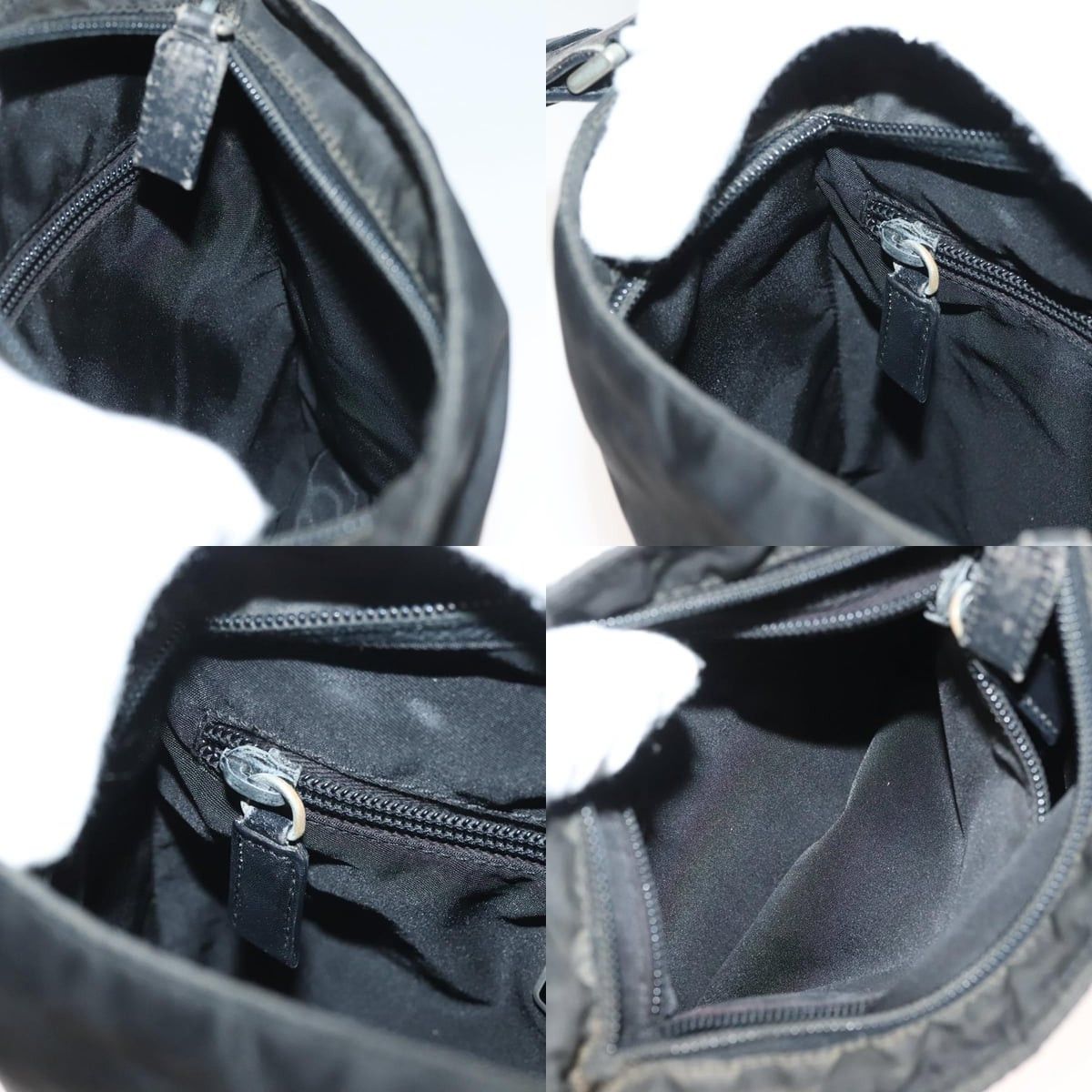 Prada PRADA Shoulder Bag Nylon Black Silver Size ONE SIZE - 12 Thumbnail