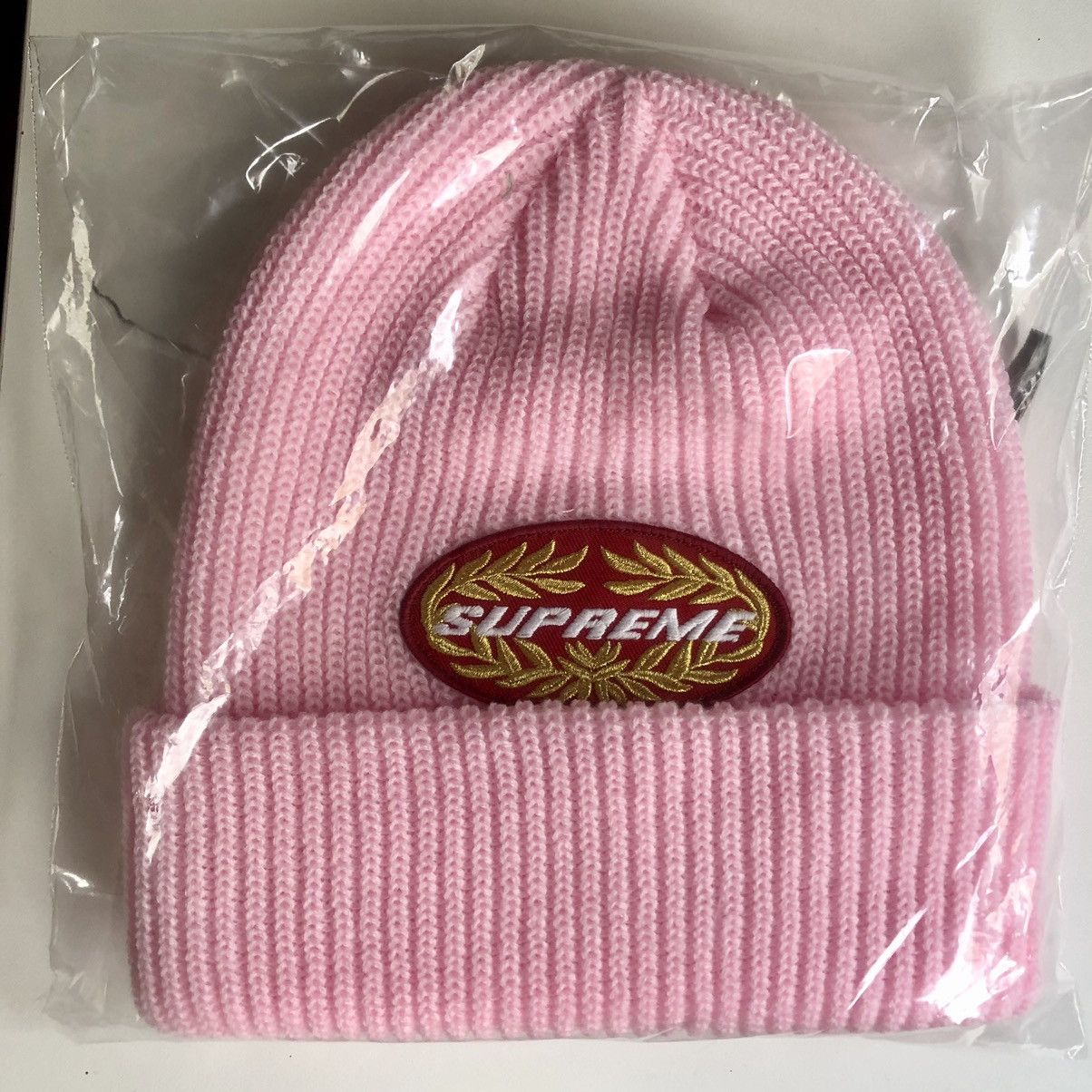 Supreme Supreme Diamond beanie pink multi | Grailed
