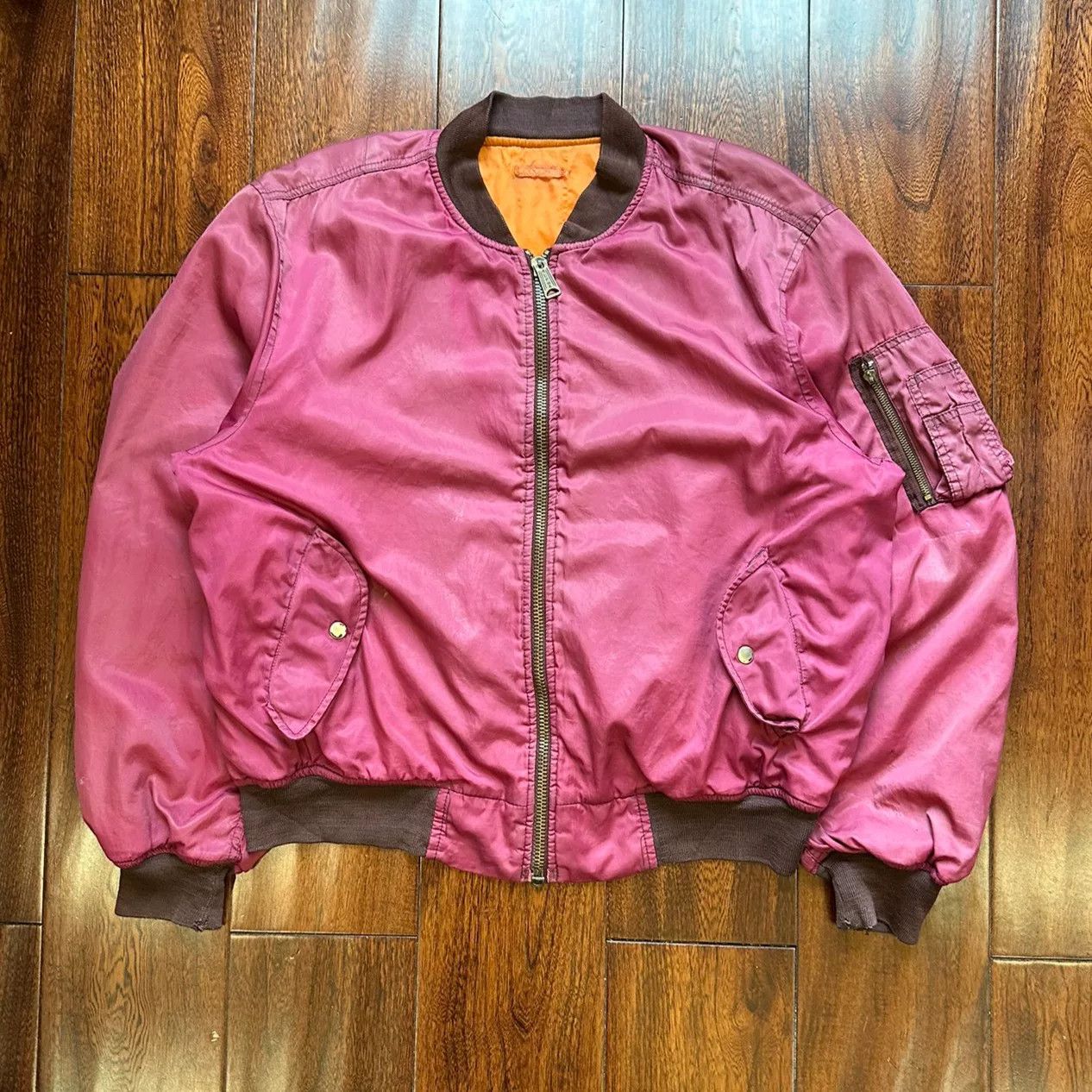Vintage Vintage Alpha MA-1 Bomber Jacket Size US M / EU 48-50 / 2 - 1 Thumbnail