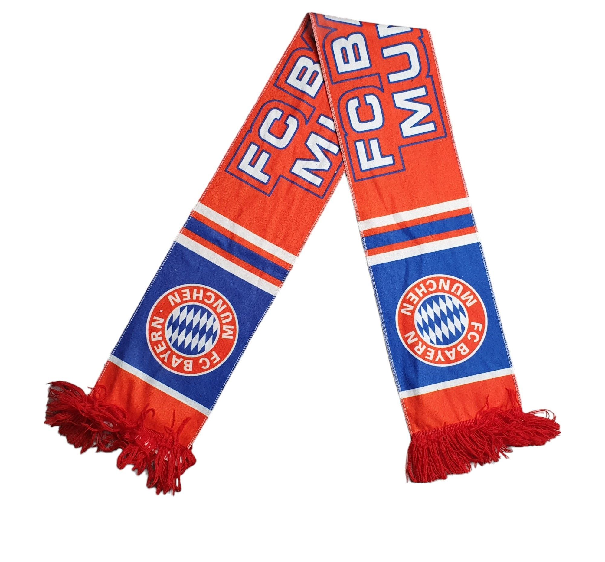 Vintage Scarf FC Bayern Munchen Munich Germany Football Soccer Size ONE SIZE - 3 Thumbnail