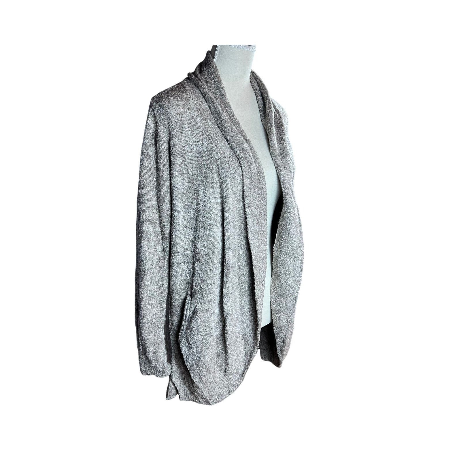Other Barefoot Dreams CozyChicLite Oatmeal Cardigan Size Medium Size M / US 6-8 / IT 42-44 - 1 Thumbnail