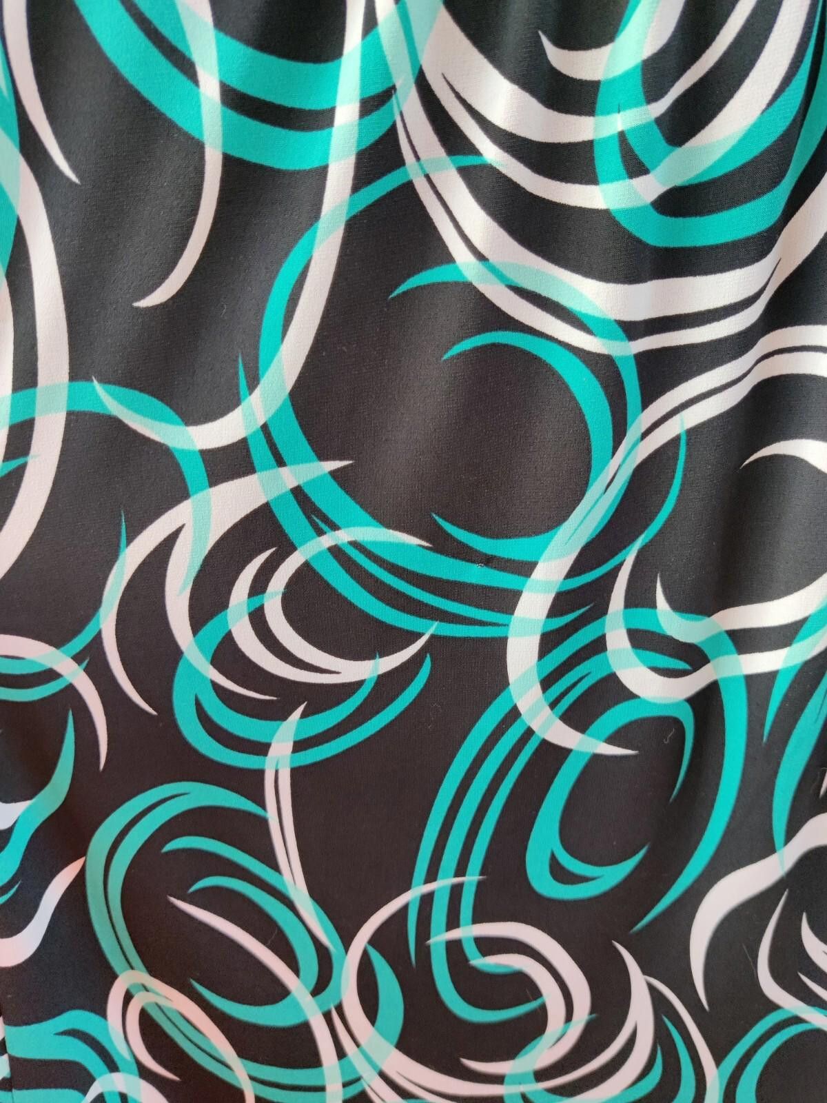 Other Wrapper Womens Juniors Size Medium Dress Short Sleeve Black Size M / US 6-8 / IT 42-44 - 5 Thumbnail