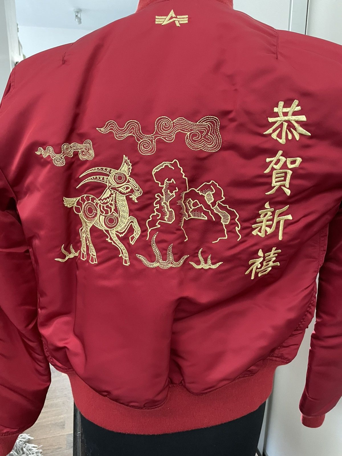 Alpha Industries MA-1 Year of the Goose 2015 very rare Size US M / EU 48-50 / 2 - 3 Thumbnail