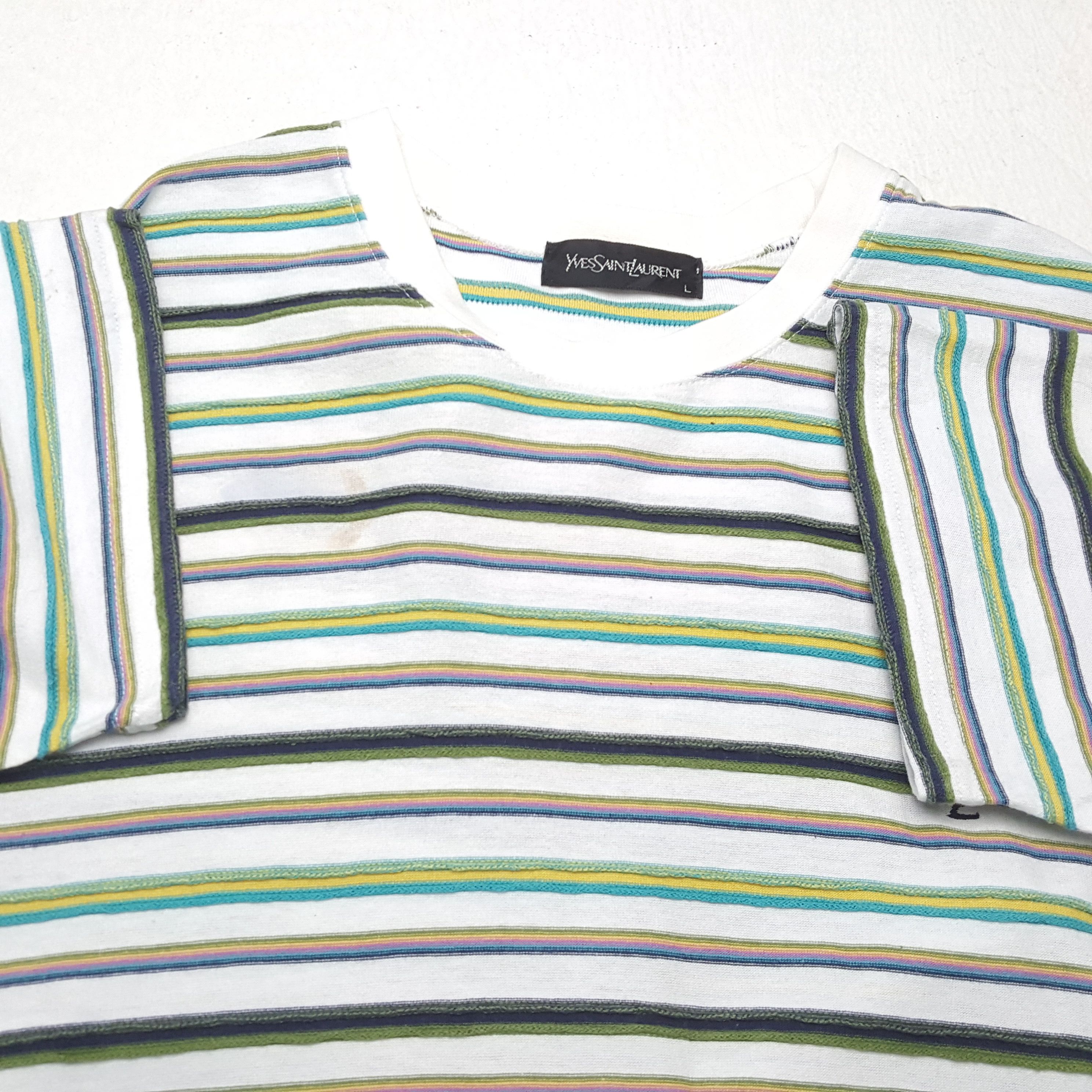 Japanese Brand × Vintage × Yves Saint Laurent Vintage YVES SAINT LAURENT Italian Fashion Brand T-Shirts Size US L / EU 52-54 / 3 - 6 Thumbnail