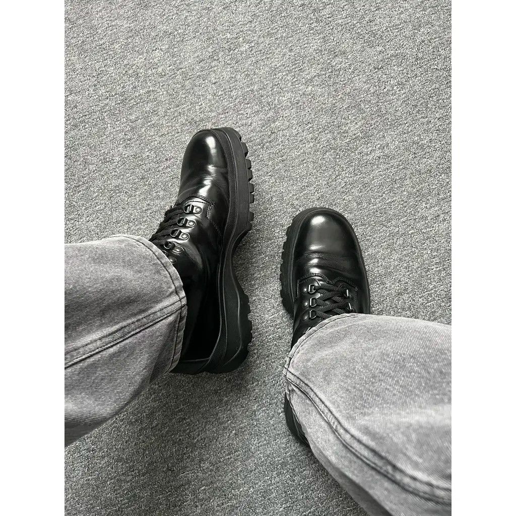 Prada Prada Leather Brixxen Hiking Boot Size US 11 / EU 44 - 8 Thumbnail