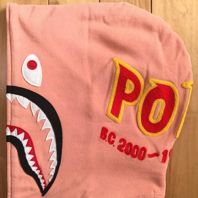Bape Salmon Color Shark Full Zip Hoodie BAPE a bathing ape PONR Size US L / EU 52-54 / 3 - 5 Thumbnail