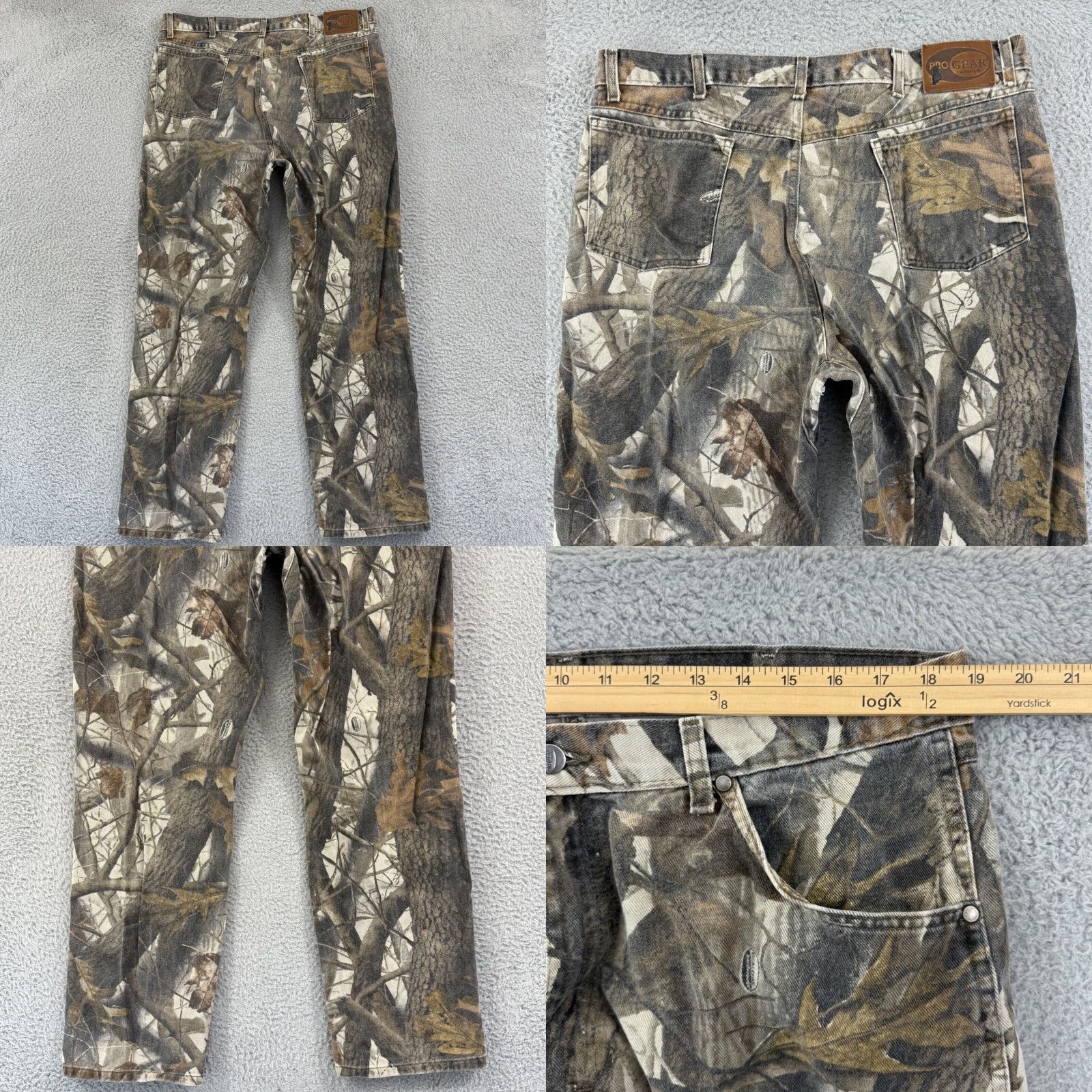 Wrangler VINTAGE Wrangler ProGear Pants Mens 38x32 Camo Real Tree Hardwoods 90s Outdoor Wrangler ProGear Pants Mens 38x32 Camo Real Tree Hardwoods 90s Outdoor Size US 38 / EU 54 - 8 Thumbnail