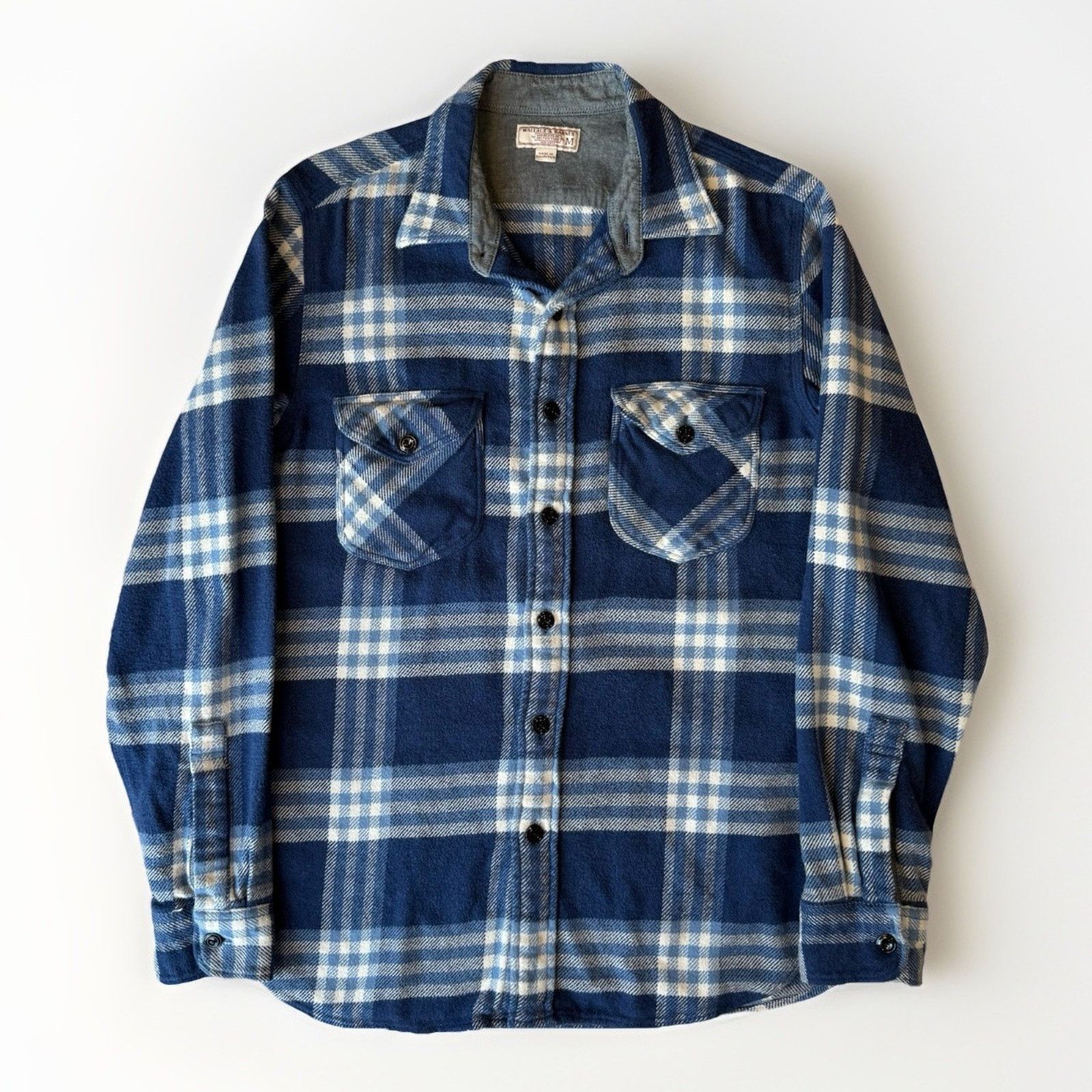 Wallace & Barnes Wallace & Barnes Flannel M Multicolor Plaid Cotton Shirt Size US M / EU 48-50 / 2 - 1 Thumbnail