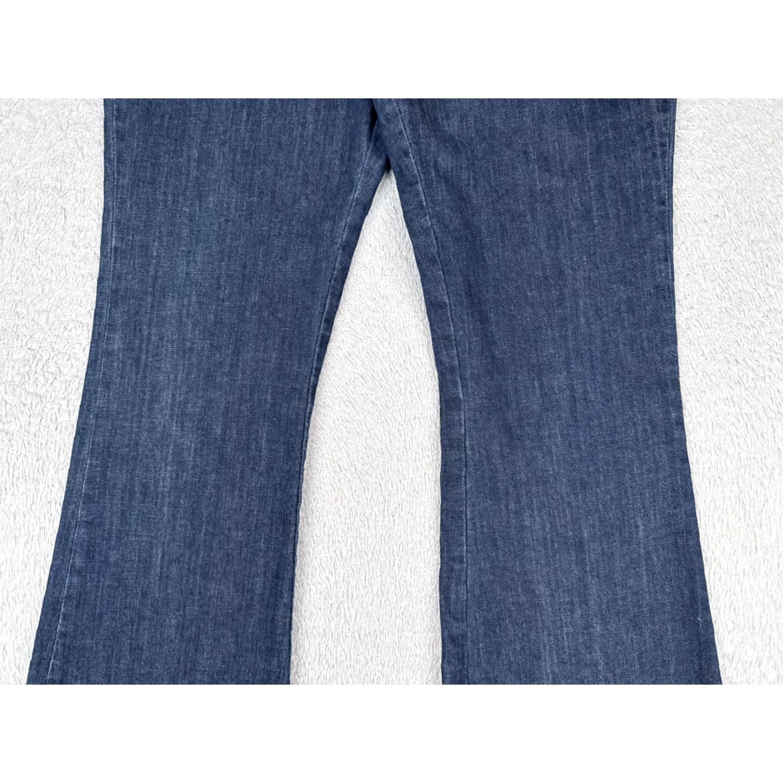 Boden Boden Jeans Women 10 Blue Denim Bootcut Dark Wash Mid Rise Cotton Blend 32x31 Jeans Womens Boots Cut 90s Southwestern USA Mens Women Girls Size 32" / US 10 / IT 46 - 3 Thumbnail