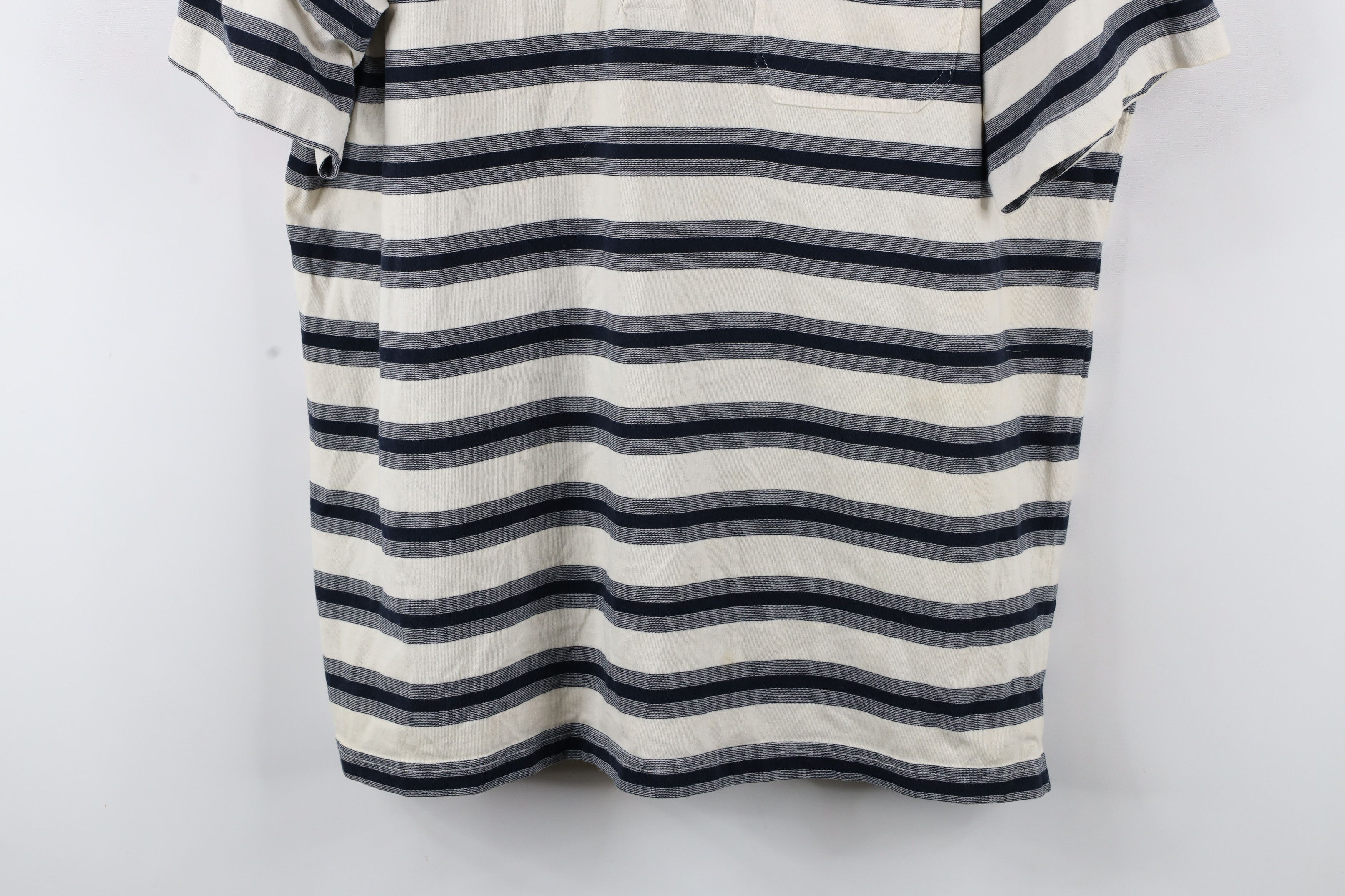 Vintage Vintage 90s Streetwear Striped Knit Collared Polo Shirt Size US XXL / EU 58 / 5 - 3 Thumbnail
