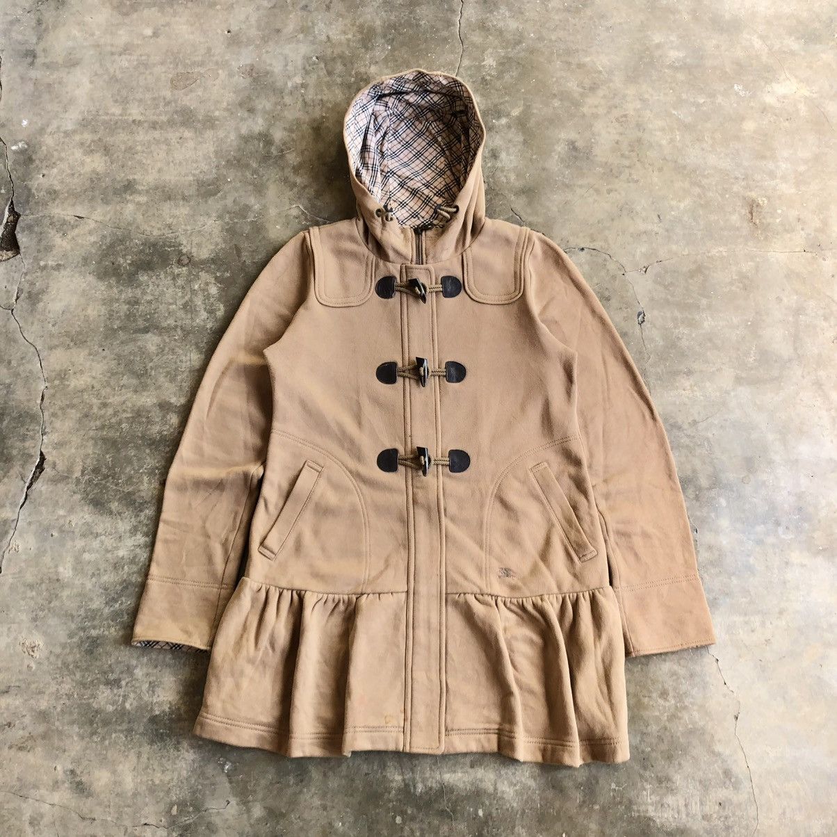 Burberry Vintage Burberry Blue Label Duffle Dreses Jacket With Hoodie Size L / US 10 / IT 46 - 10 Thumbnail