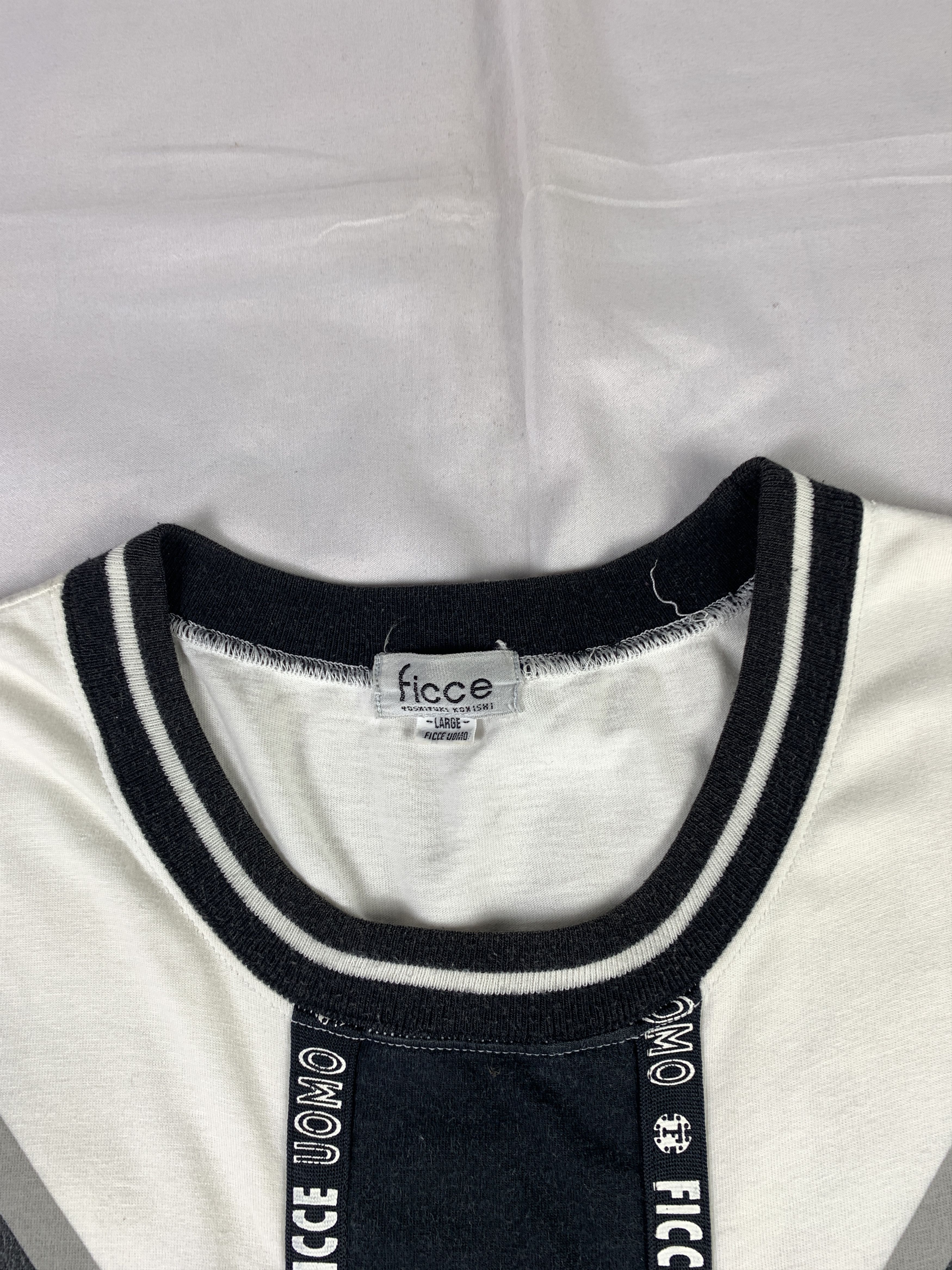 Yoshiyuki Konishi Ficce by Yoshiyuki Konishi White Jack Flag Tee (L) Size US L / EU 52-54 / 3 - 4 Thumbnail