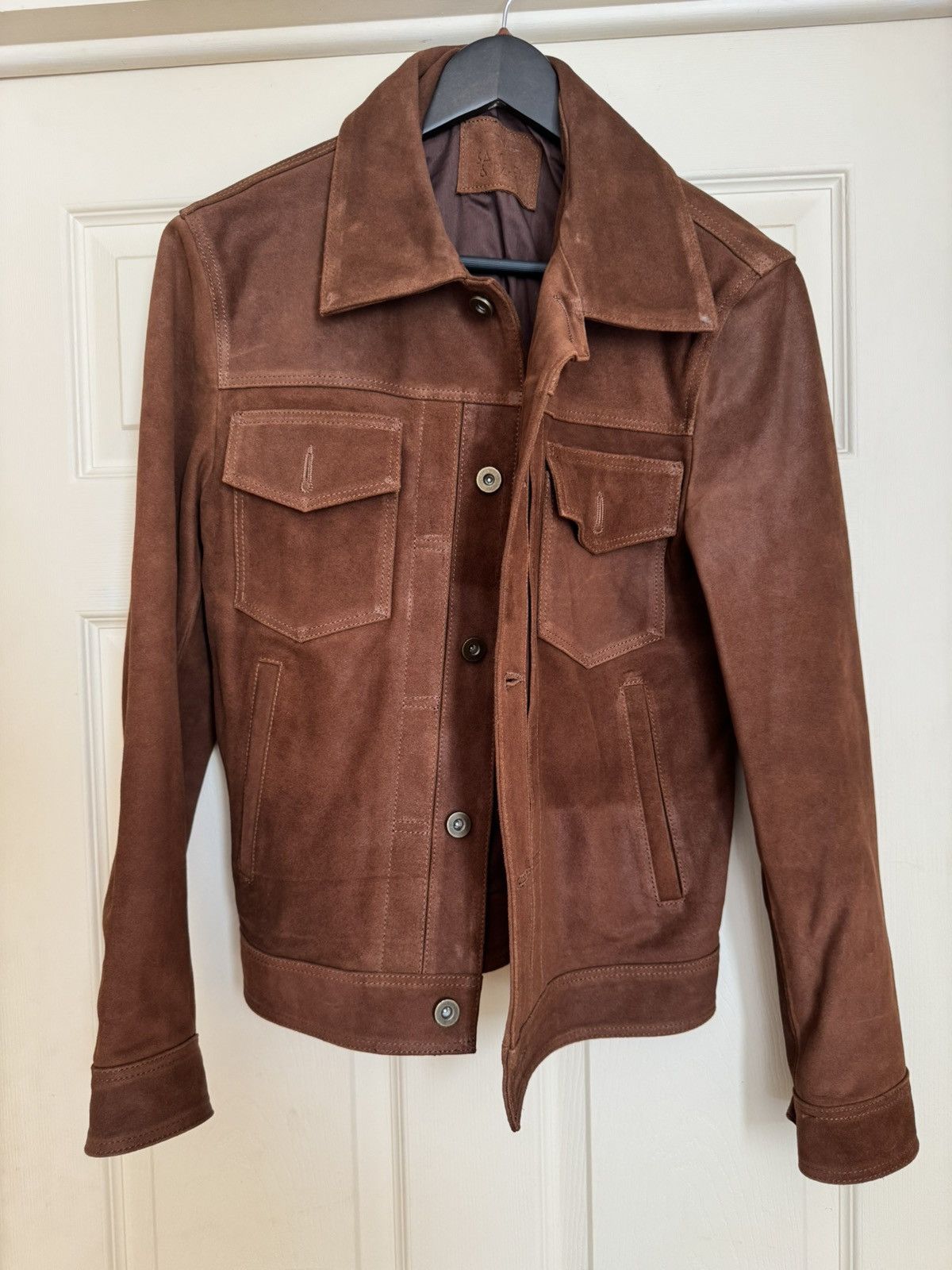 Other Satchel and Page Suede Leather Jacket Size US S / EU 44-46 / 1 - 1 Thumbnail