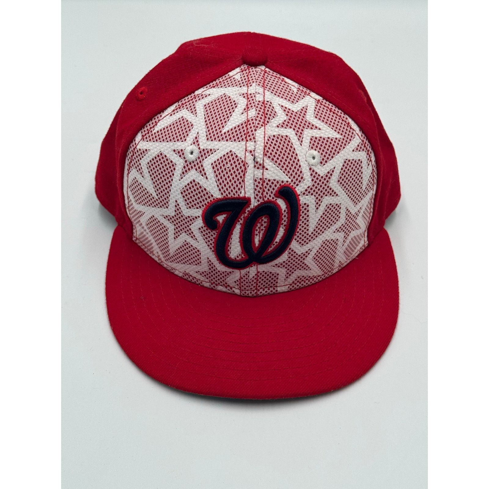 New Era Washington Nationals New Era 59FIFTY Hat Red Stars 7 1/4 Size ONE SIZE - 1 Thumbnail