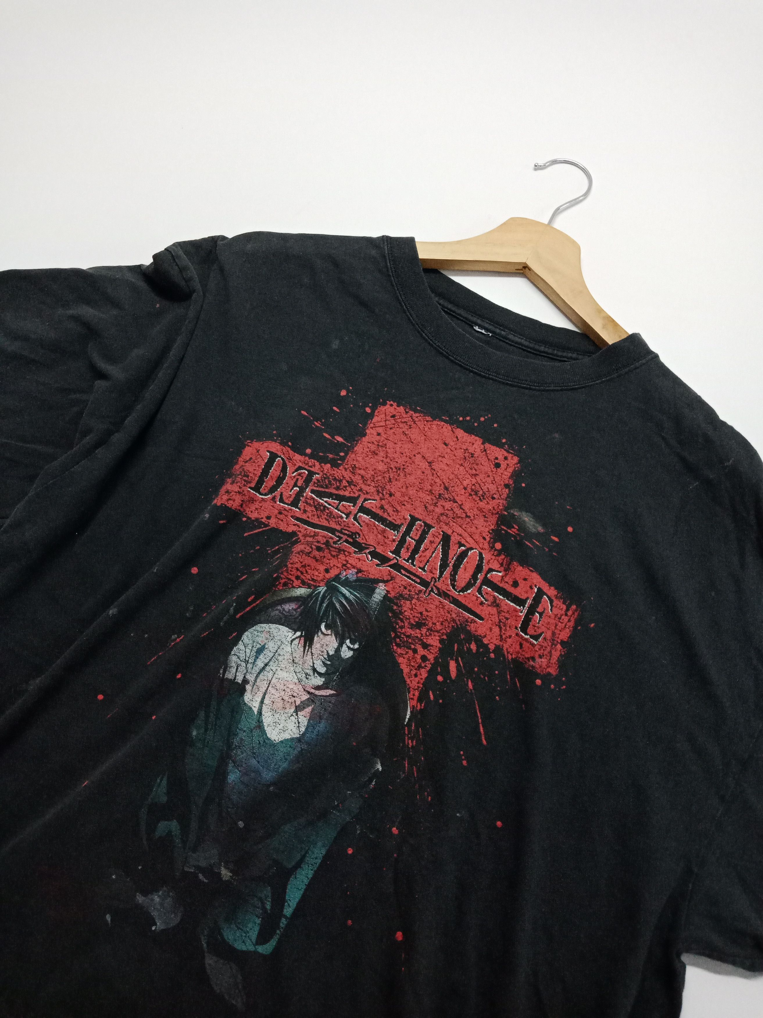 Anime Vintage Distressed Death Note #D Size US L / EU 52-54 / 3 - 3 Thumbnail