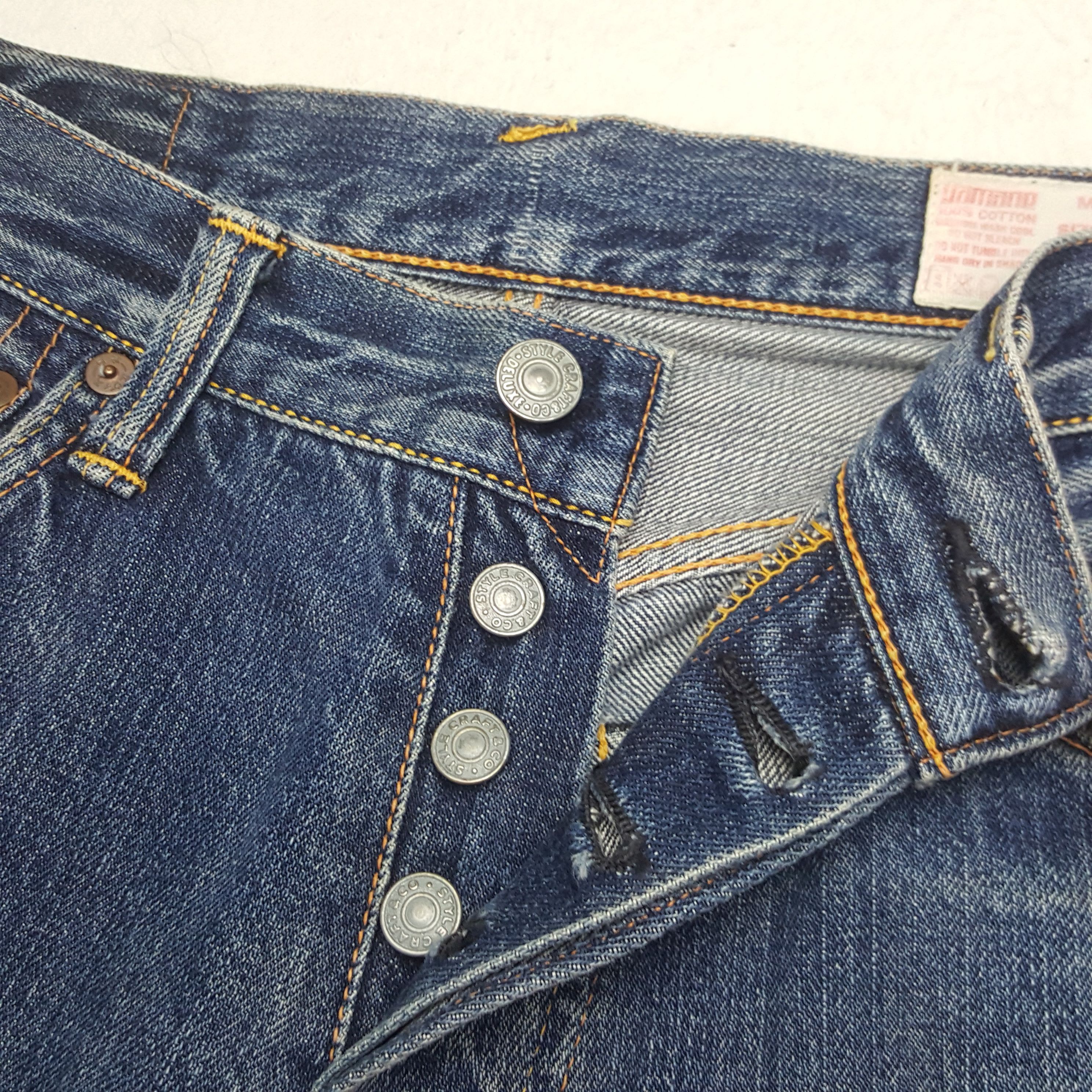 Evisu × Japanese Brand × Vintage Vintage Evisu Selvedge Japanese Daicock Custom Denim Jeans Size US 28 / EU 44 - 7 Thumbnail