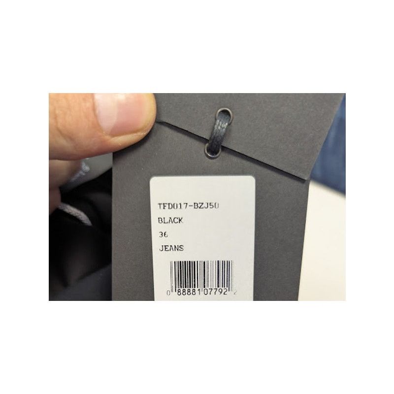Tom Ford o1rshd1 Tapered Fit Denim Jeans in Black Size US 36 / EU 52 - 20 Thumbnail