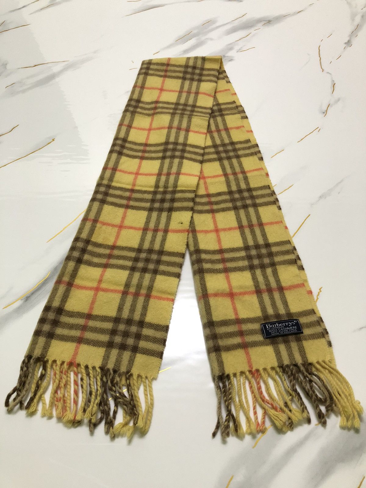 Burberry Vintage Burberry Muffler Scarf Size ONE SIZE - 4 Thumbnail