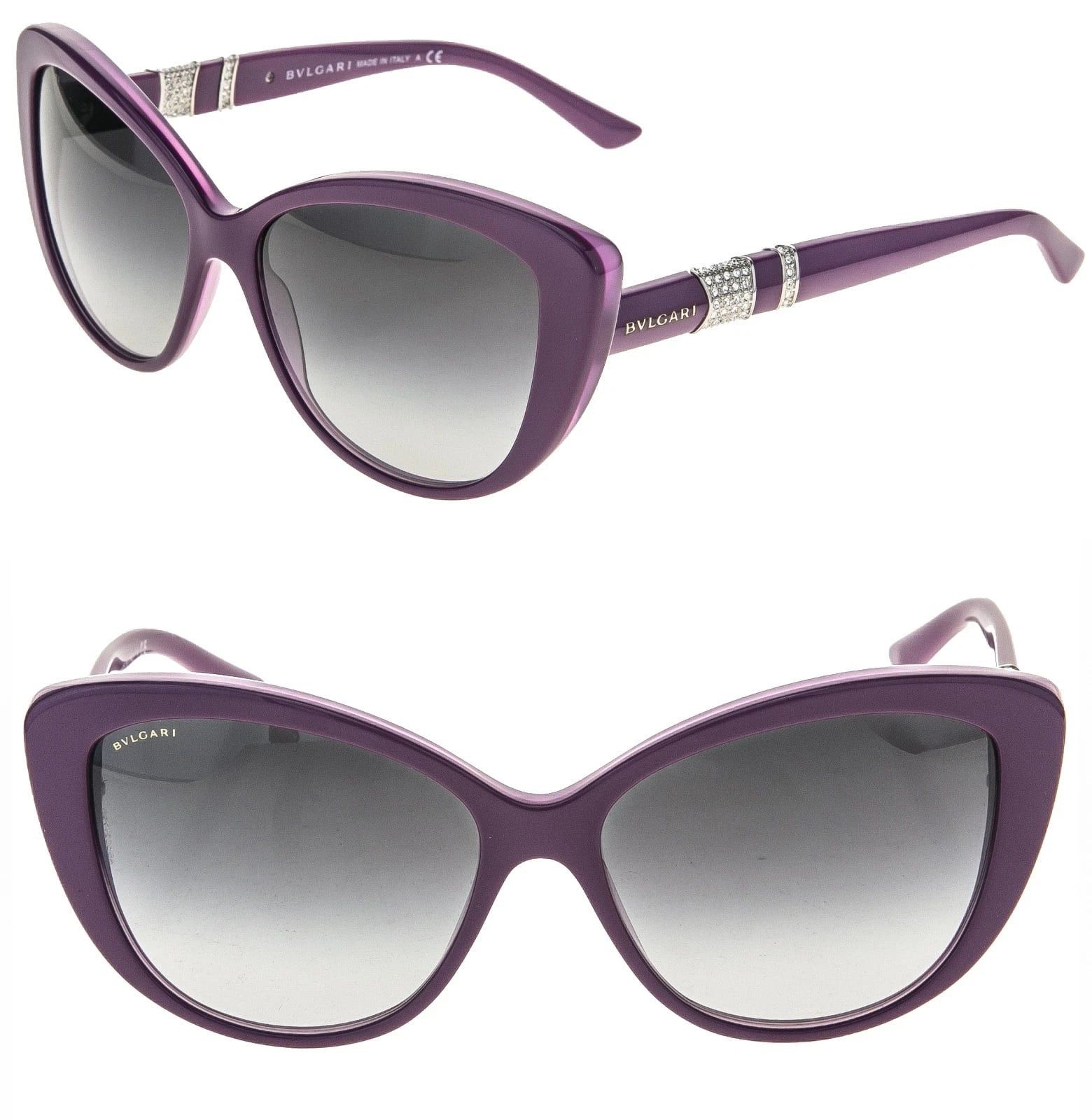 Bvlgari BVLGARI BV8151B 8151 MUSA Cat Eye Purple Crystal Sunglasses Size ONE SIZE - 1 Thumbnail