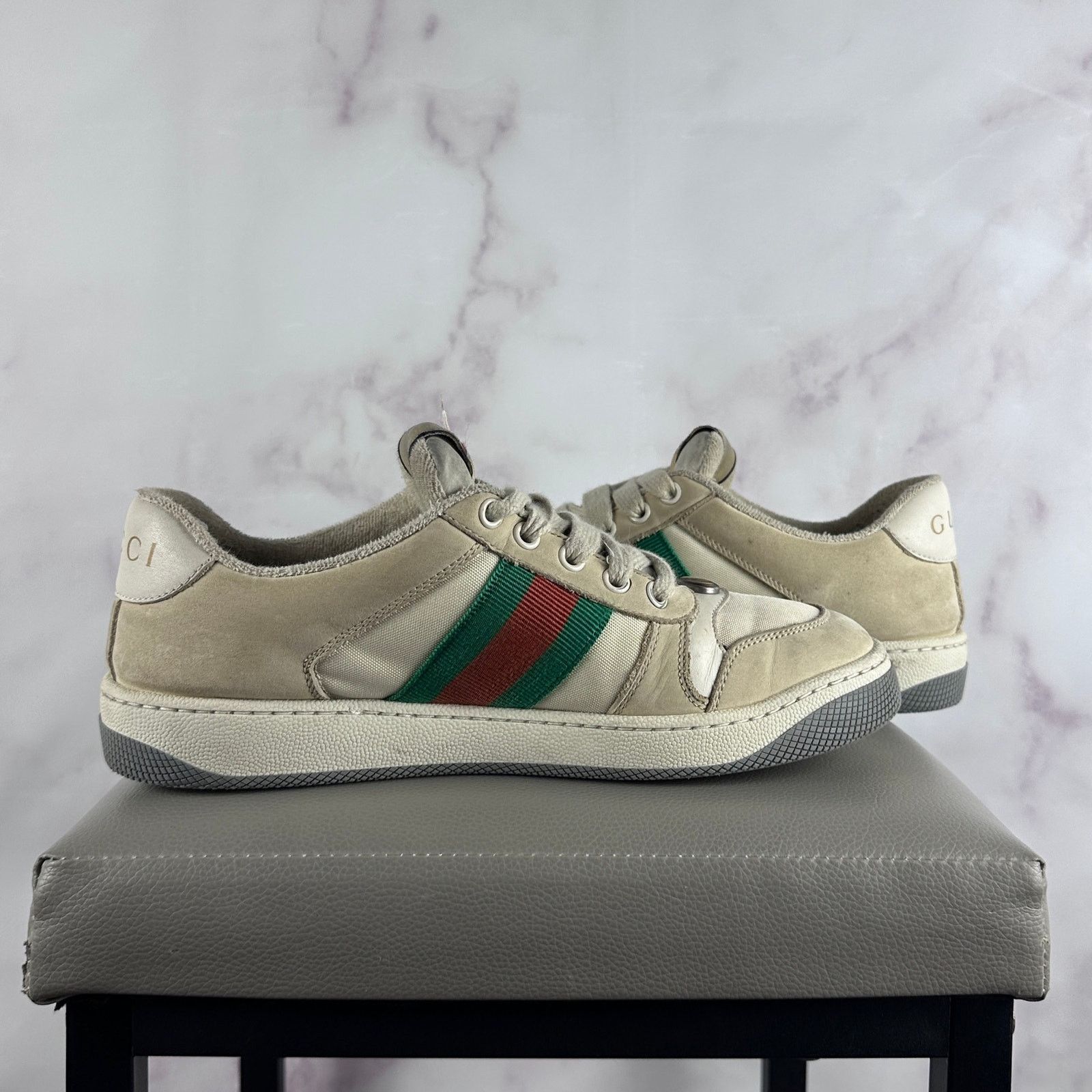 Gucci GG Screener Low Cream Size US 6 / IT 36 - 12 Thumbnail
