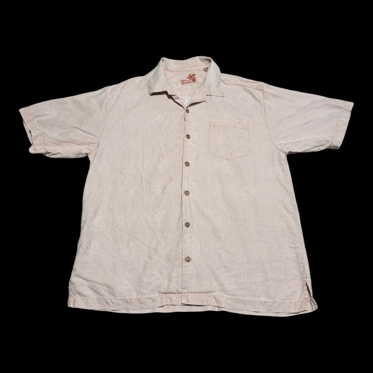 Tommy Bahama Tommy Bahama 100% Silk Light Pink Button Down Shirt Large Size US L / EU 52-54 / 3 - 1 Thumbnail
