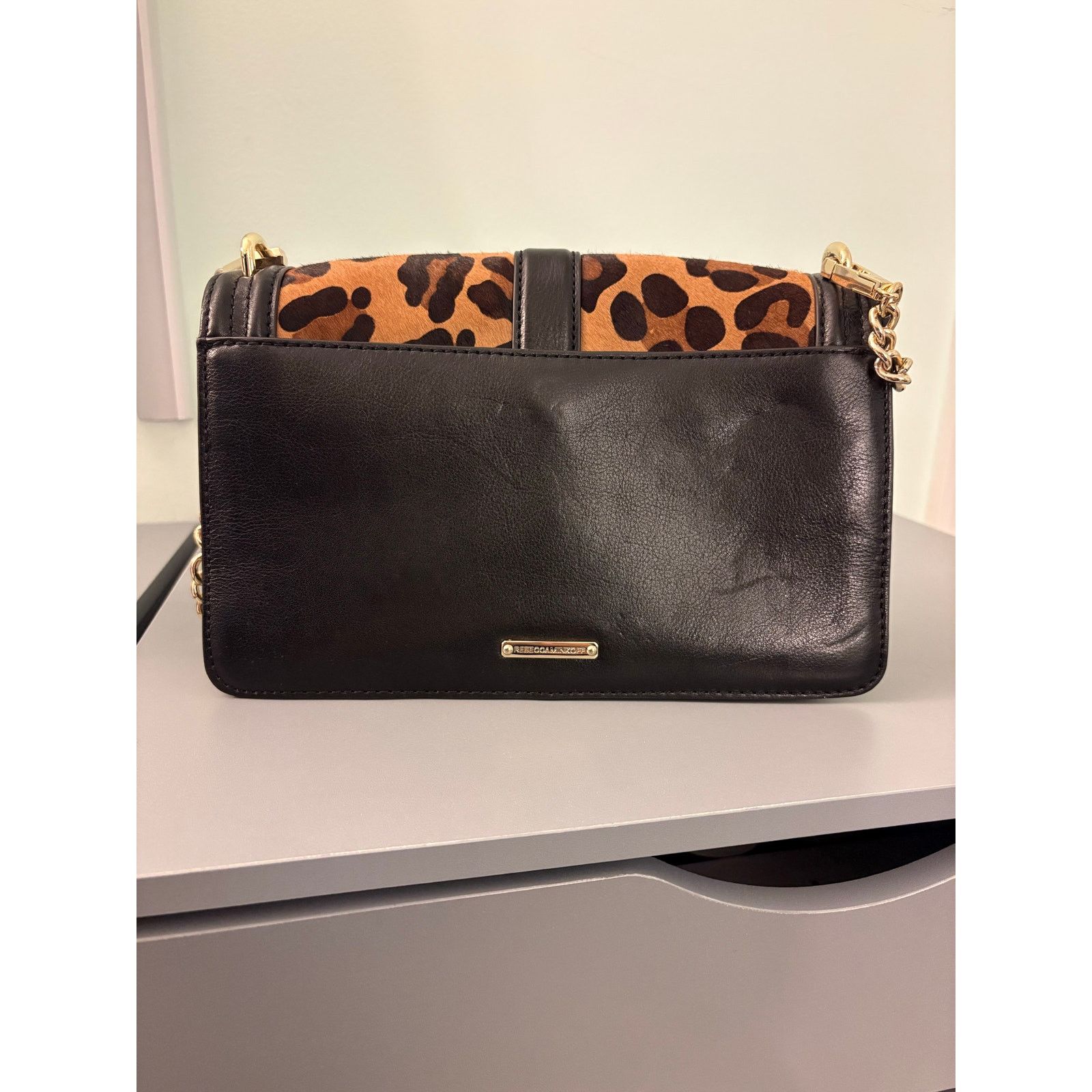 Rebecca Minkoff Rebecca Minkoff Leopard Love Calf Hair Crossbody Bag. Size ONE SIZE - 4 Thumbnail