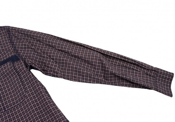 Junya Watanabe Shirt Triple-stitched checkered elbow patch Multicolor Size US S / EU 44-46 / 1 - 5 Thumbnail