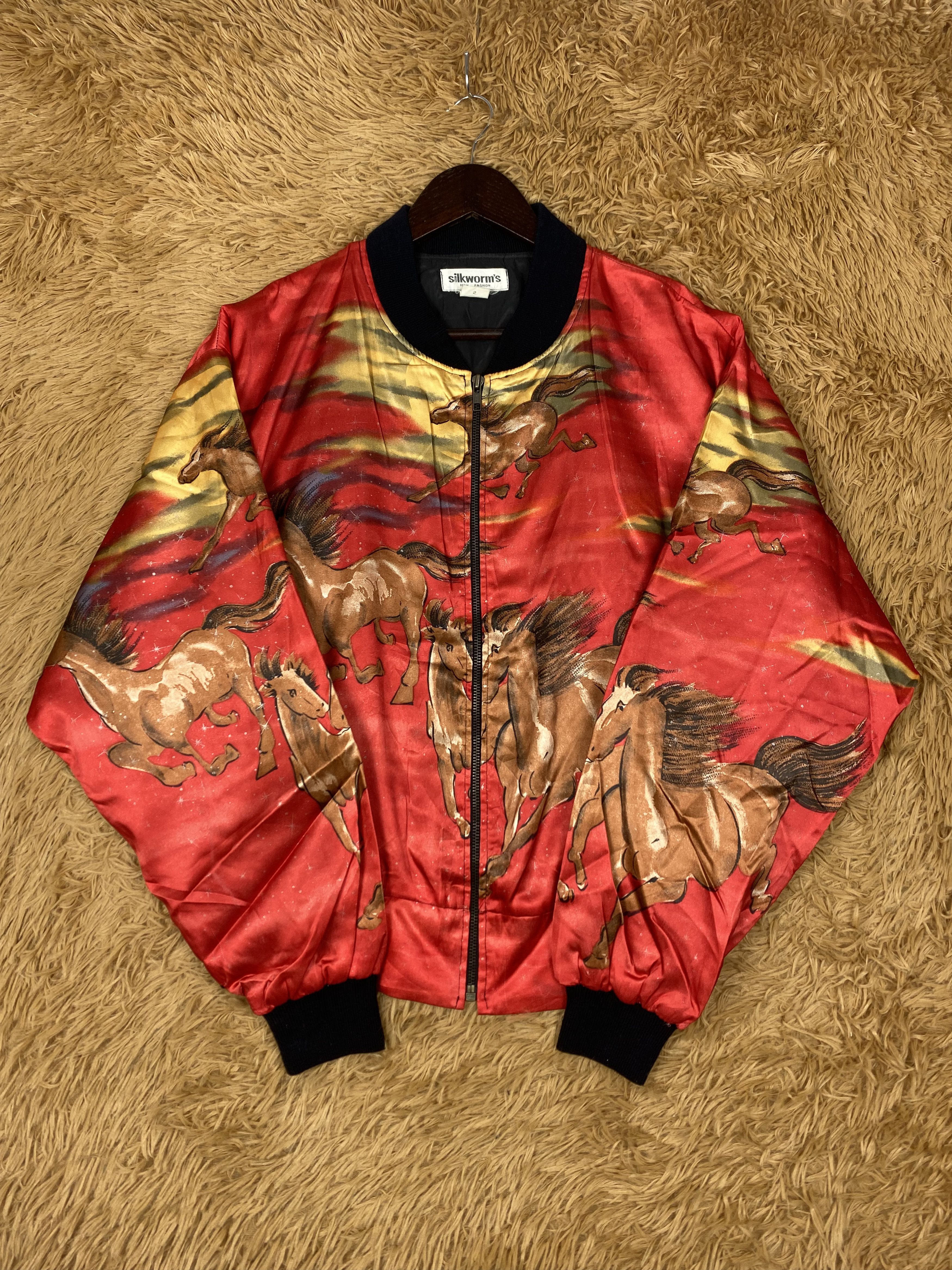 Japanese Brand Vintage Silkworm's Horse Art Jacket DJ0435 Size US M / EU 48-50 / 2 - 4 Thumbnail