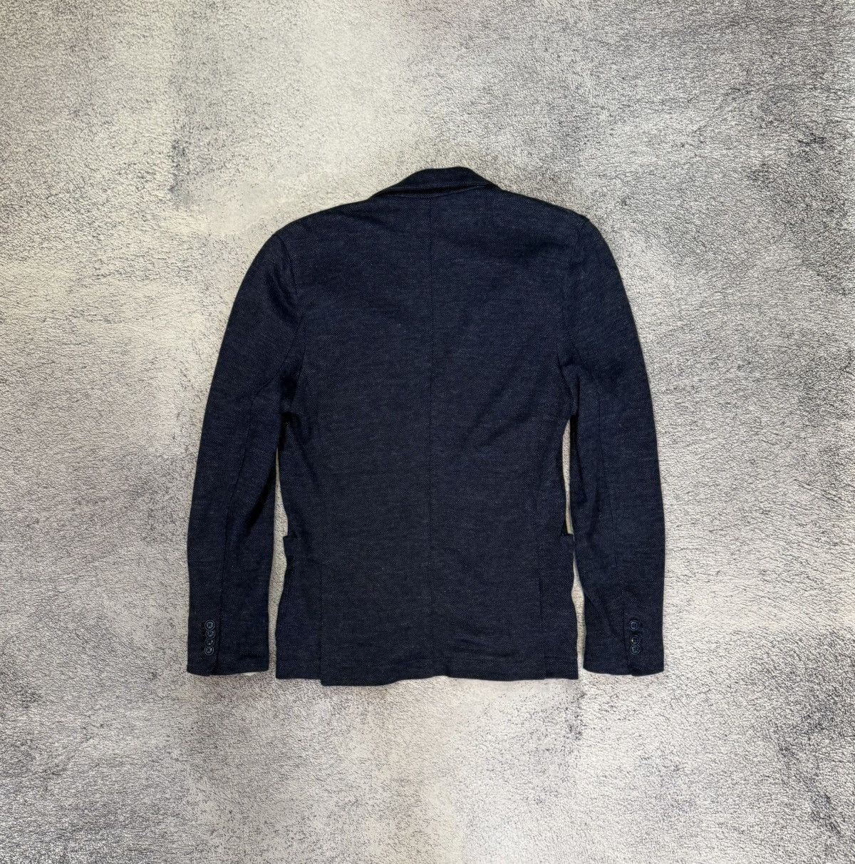 Circolo 1901 Circolo 1911 Men Linen Cotton Blazer EU48 Navy Slim Jacket Size 38R - 14 Thumbnail