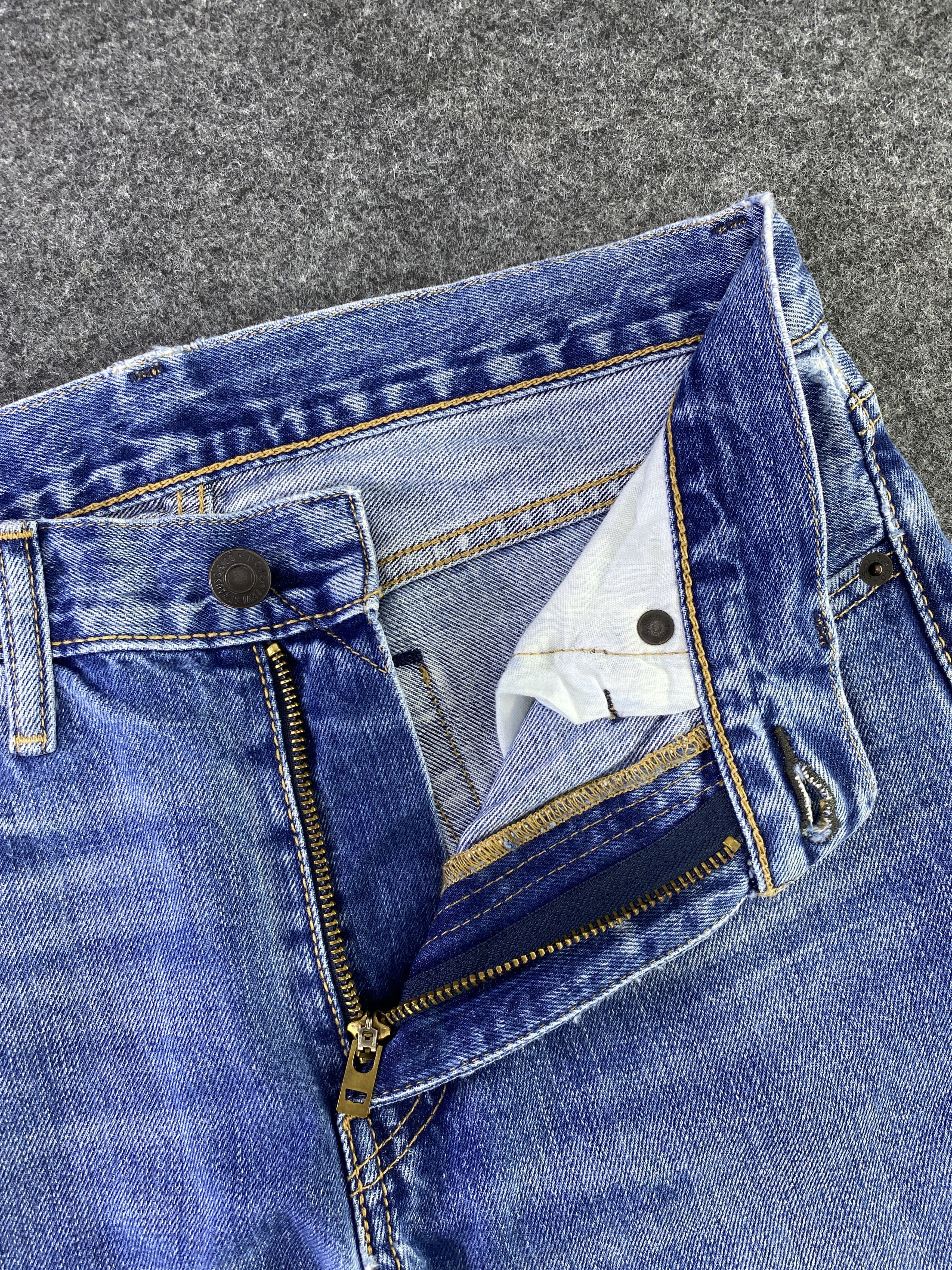 Levi's Vintage Levi's 505 C Distress Blue wash Jeans - J877 Size 29" - 4 Thumbnail