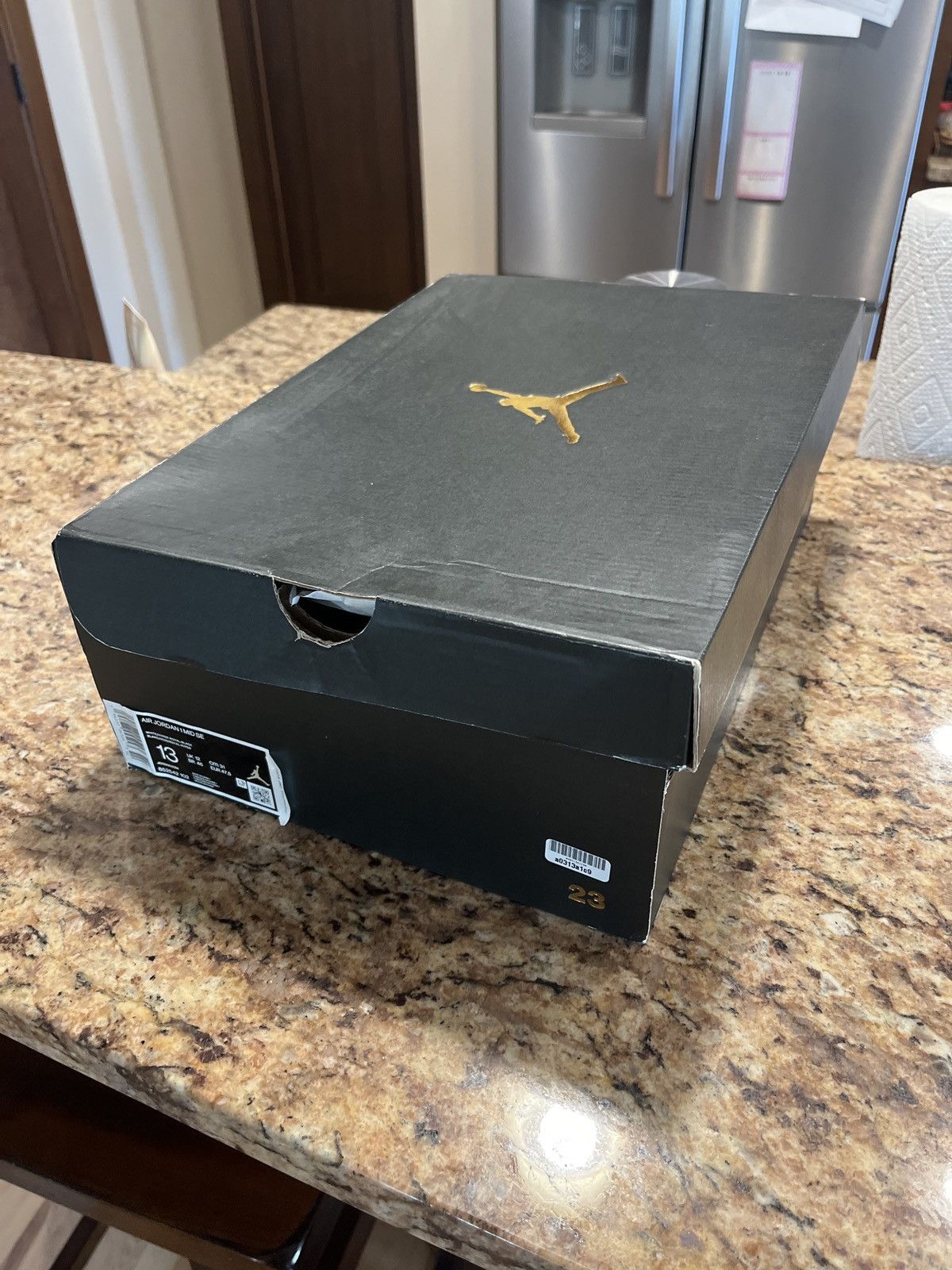 image of Jordan Brand 1 Mid Se ‘Royal Black Toe’ Shoes in Blue, Men's (Size 13)