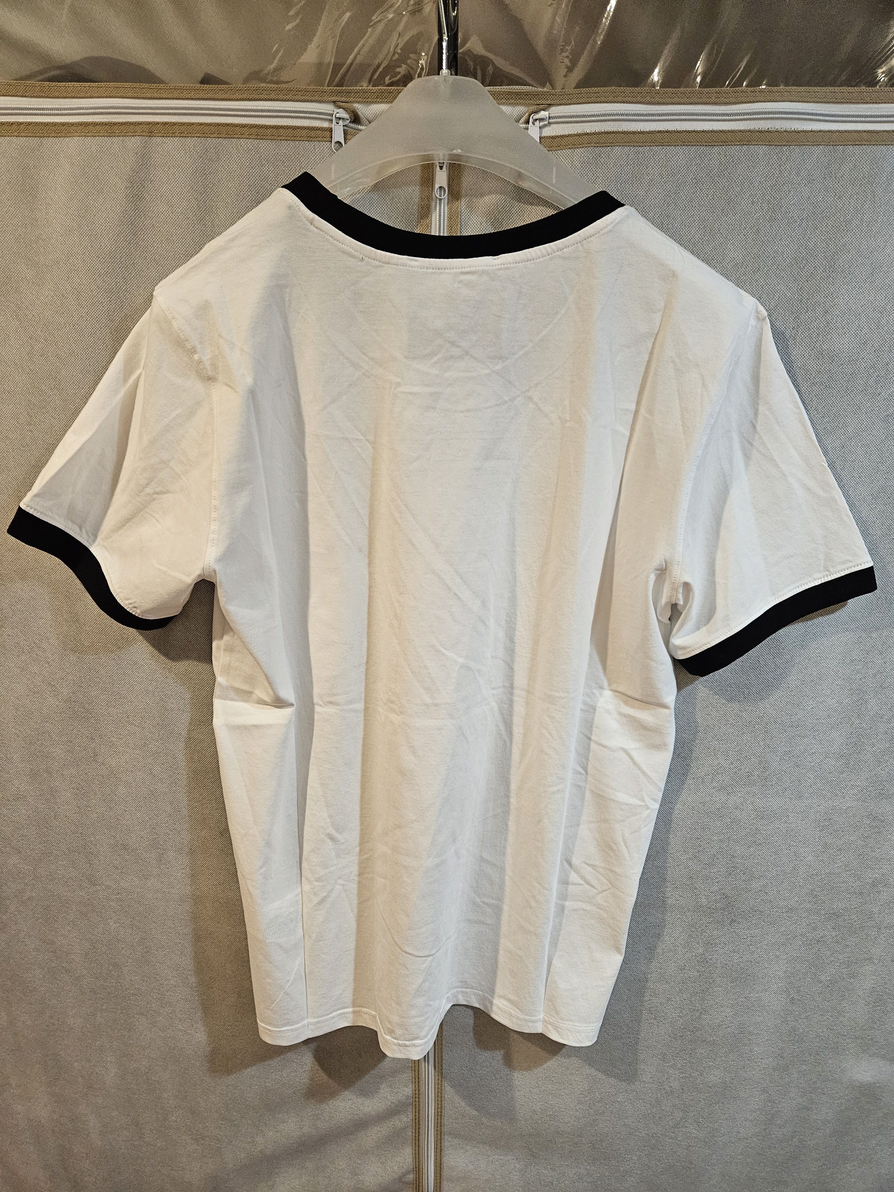 Moschino White Double Smiley T-Shirt Size US M / EU 48-50 / 2 - 7 Thumbnail