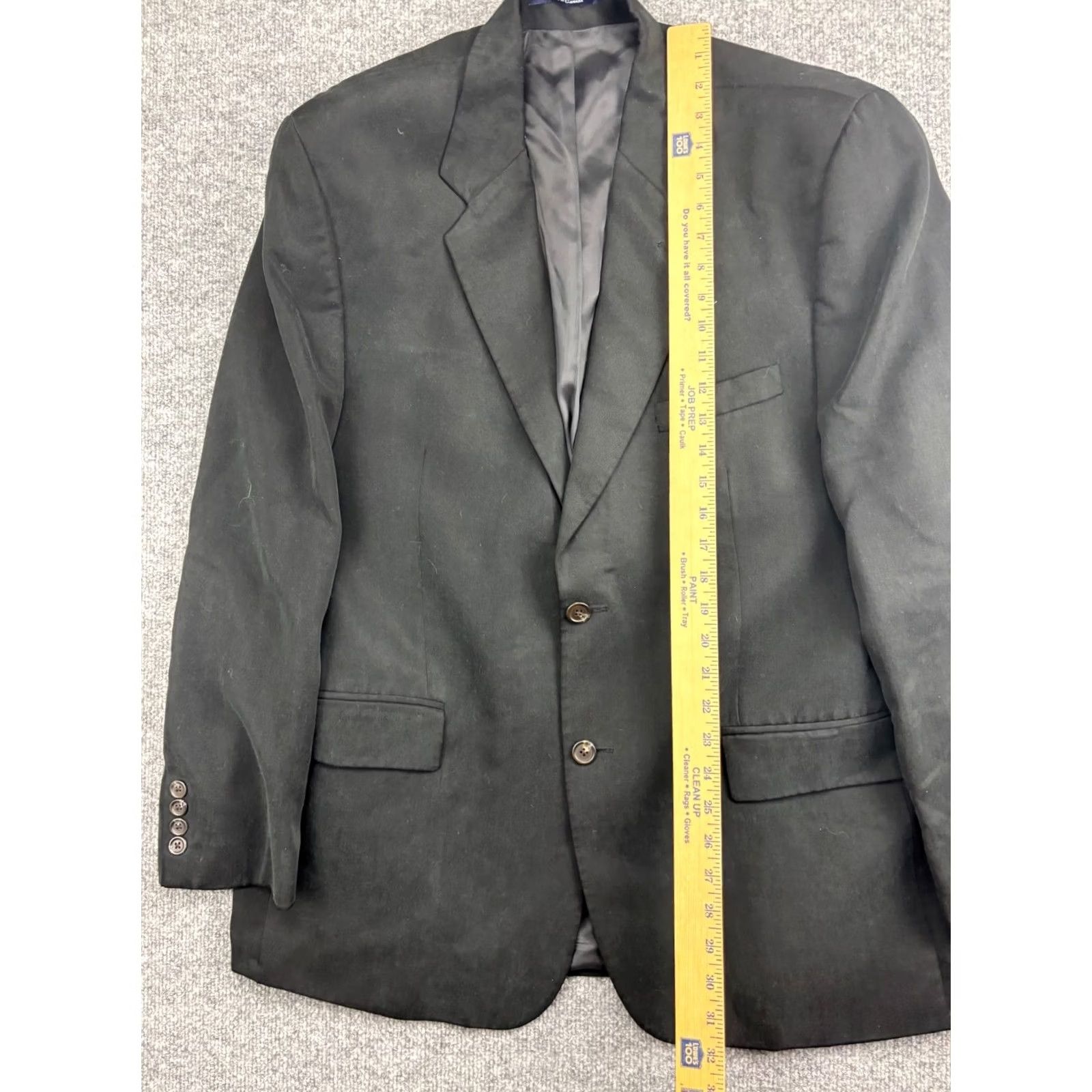 Ralph Lauren VINTAGE Ralph Lauren Dillards Blazer Jacket Men 44R Black Sport Coat Blazer / 2 Piece Suit Jacket Shirt? Size 44R - 2 Thumbnail
