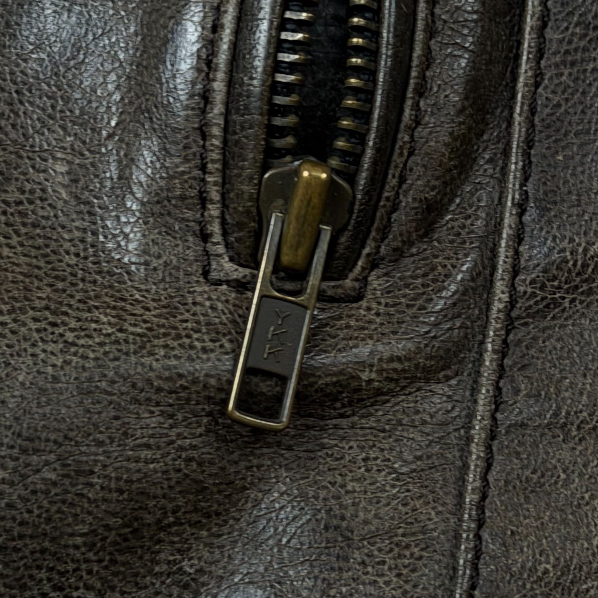 Japanese Brand Rare Archival 90s Japan Leather Faded Brown Moto Jacket Vint Size US M / EU 48-50 / 2 - 4 Thumbnail