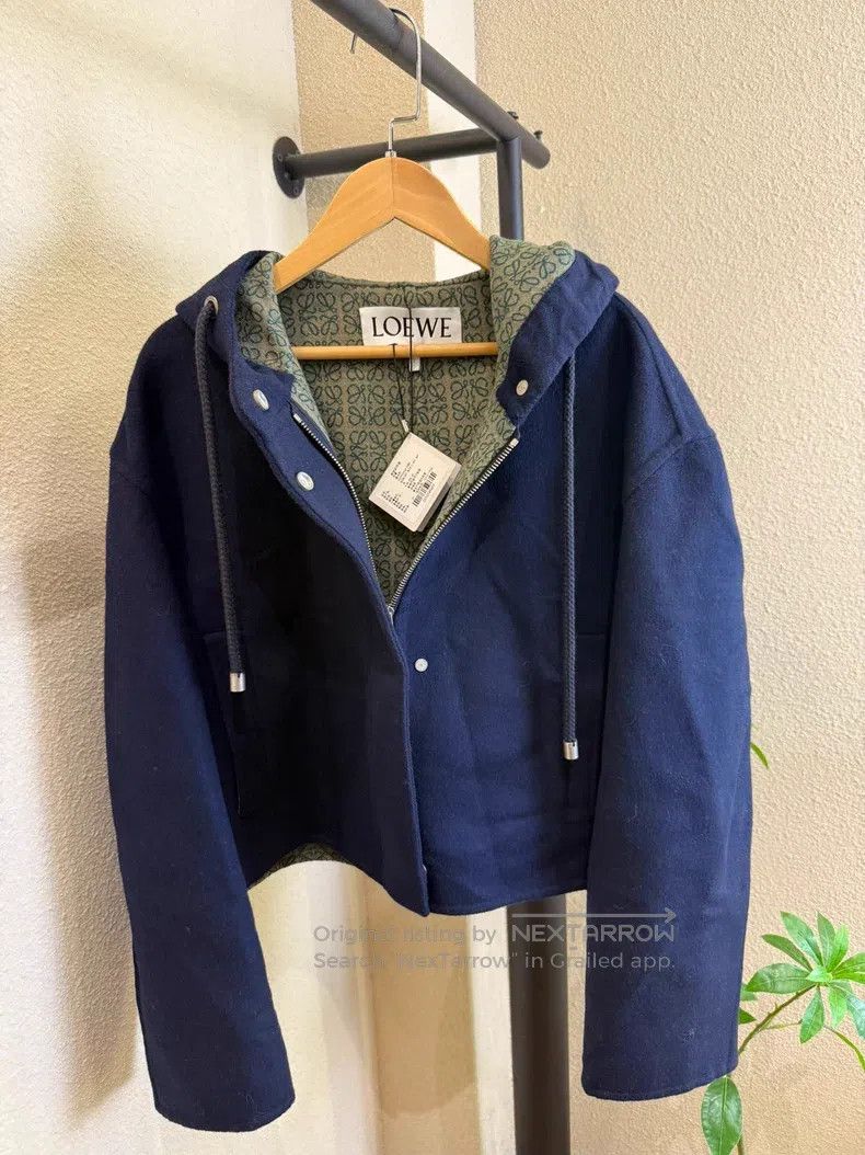 Loewe Loewe Wool Tweed Coat Size XXS / US 00 / IT 34 - 1 Thumbnail