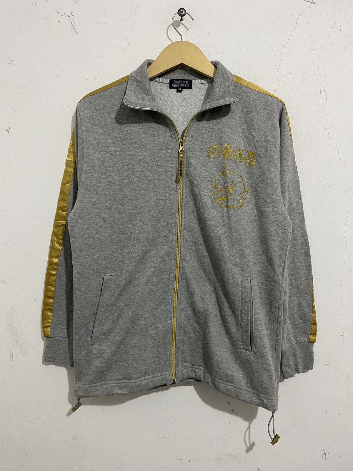 image of If Six Was Nine x Le Grande Bleu L G B Ghost Devil Japanese Striped Tracktop Ifsix Lgb Style in Gre