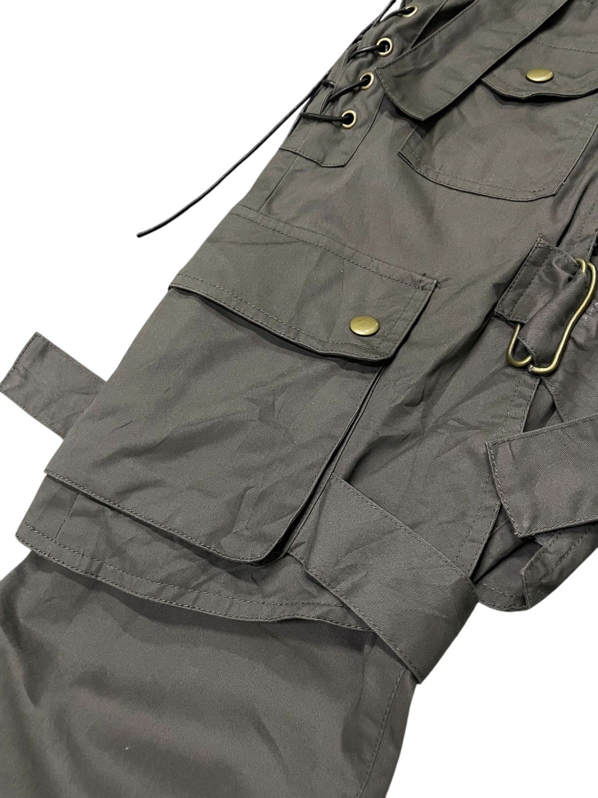 If Six Was Nine × Tornado Mart × semanticdesign NWT Semantic Design Laces Up Detachable Flare Pants Size US 32 / EU 48 - 13 Thumbnail